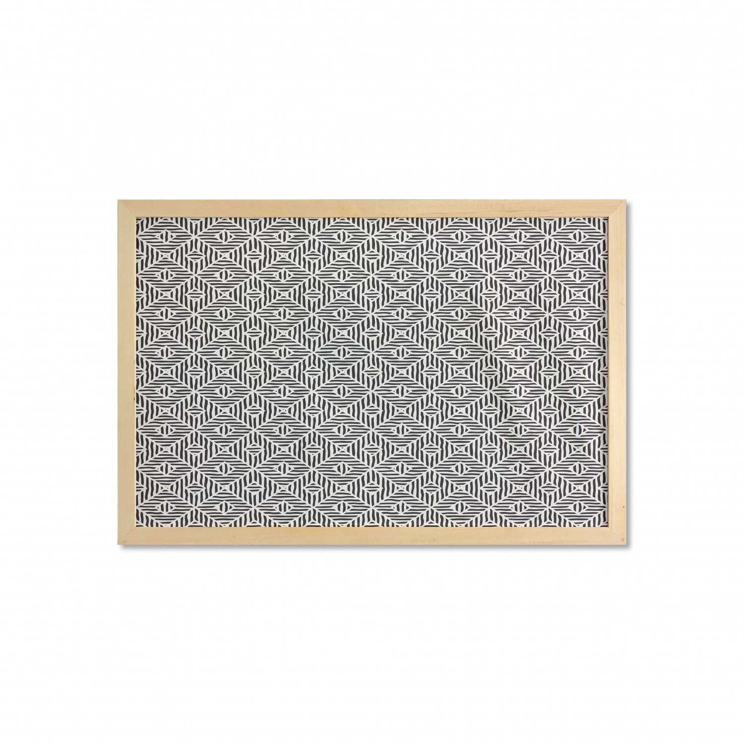 Ambesonne Geometric Motif Wall Art with Wide Frame for Bathrooms Living Room - Picture 94 of 123