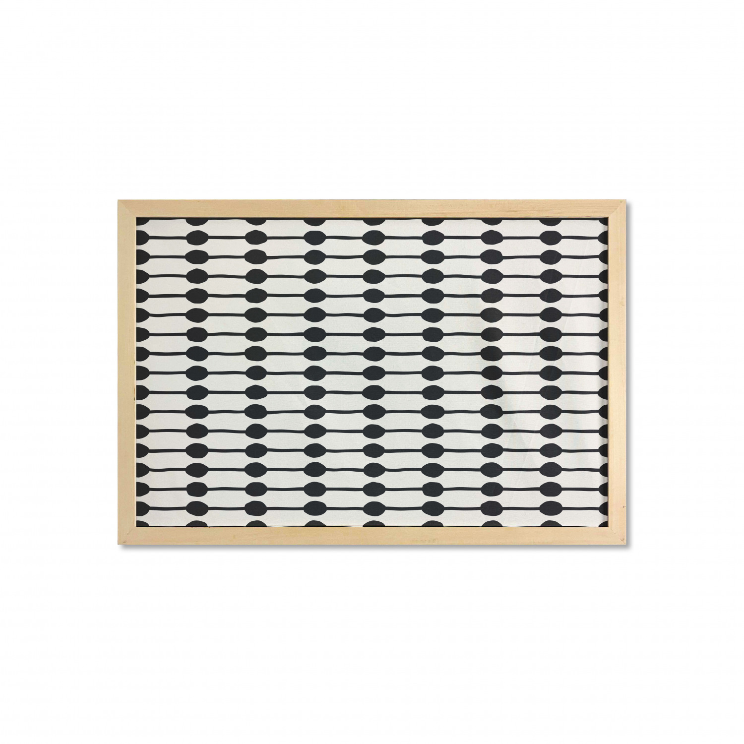 Ambesonne Geometric Motif Wall Art with Wide Frame for Bathrooms Living Room - Picture 68 of 123