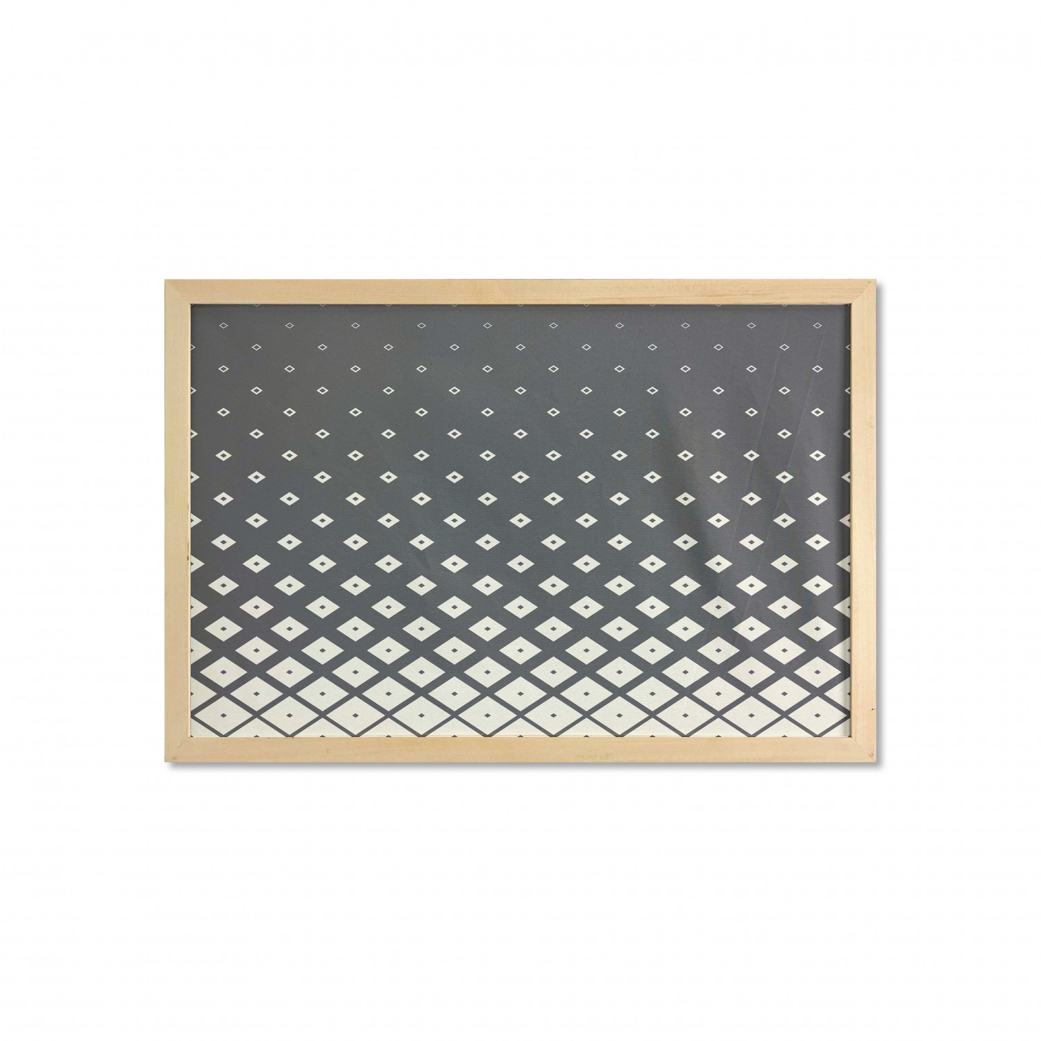 Ambesonne Geometric Motif Wall Art with Wide Frame for Bathrooms Living Room - Picture 92 of 123