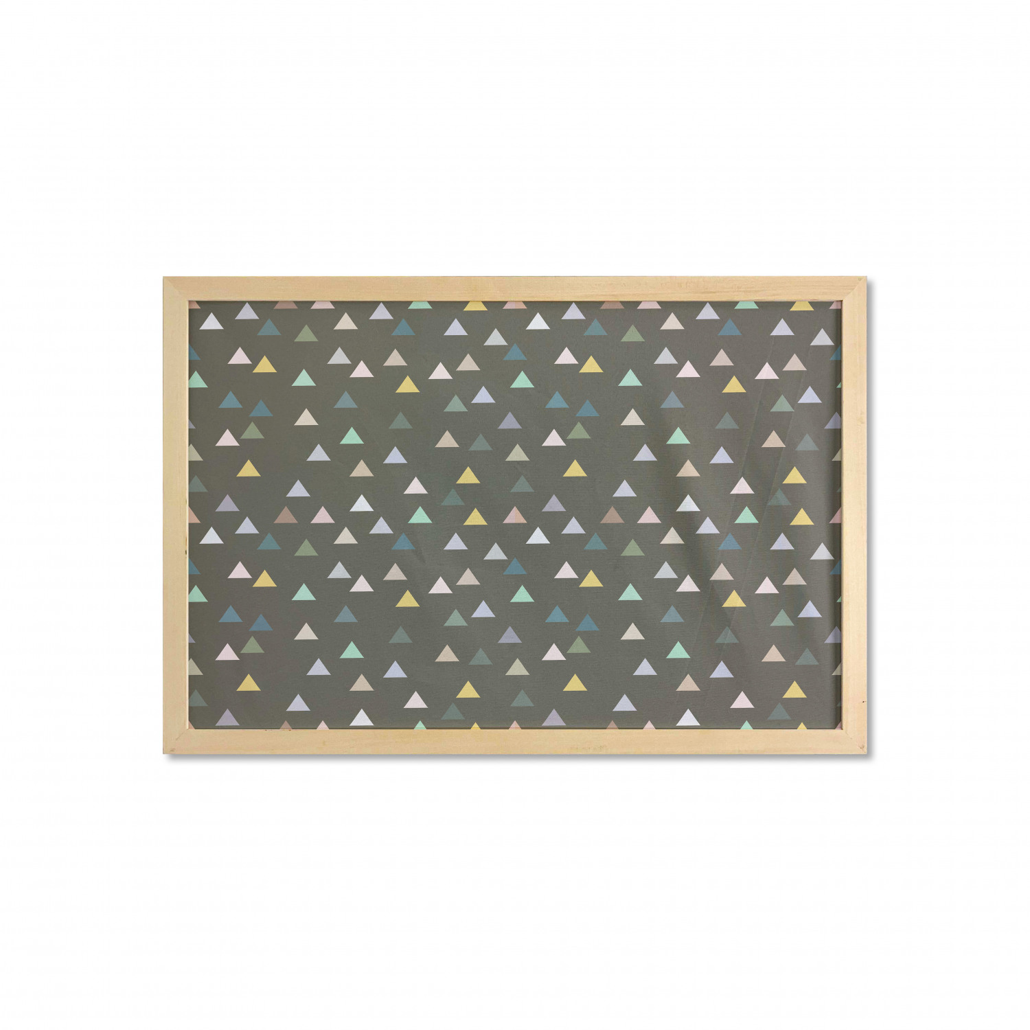 Ambesonne Geometric Motif Wall Art with Wide Frame for Bathrooms Living Room - Picture 100 of 123