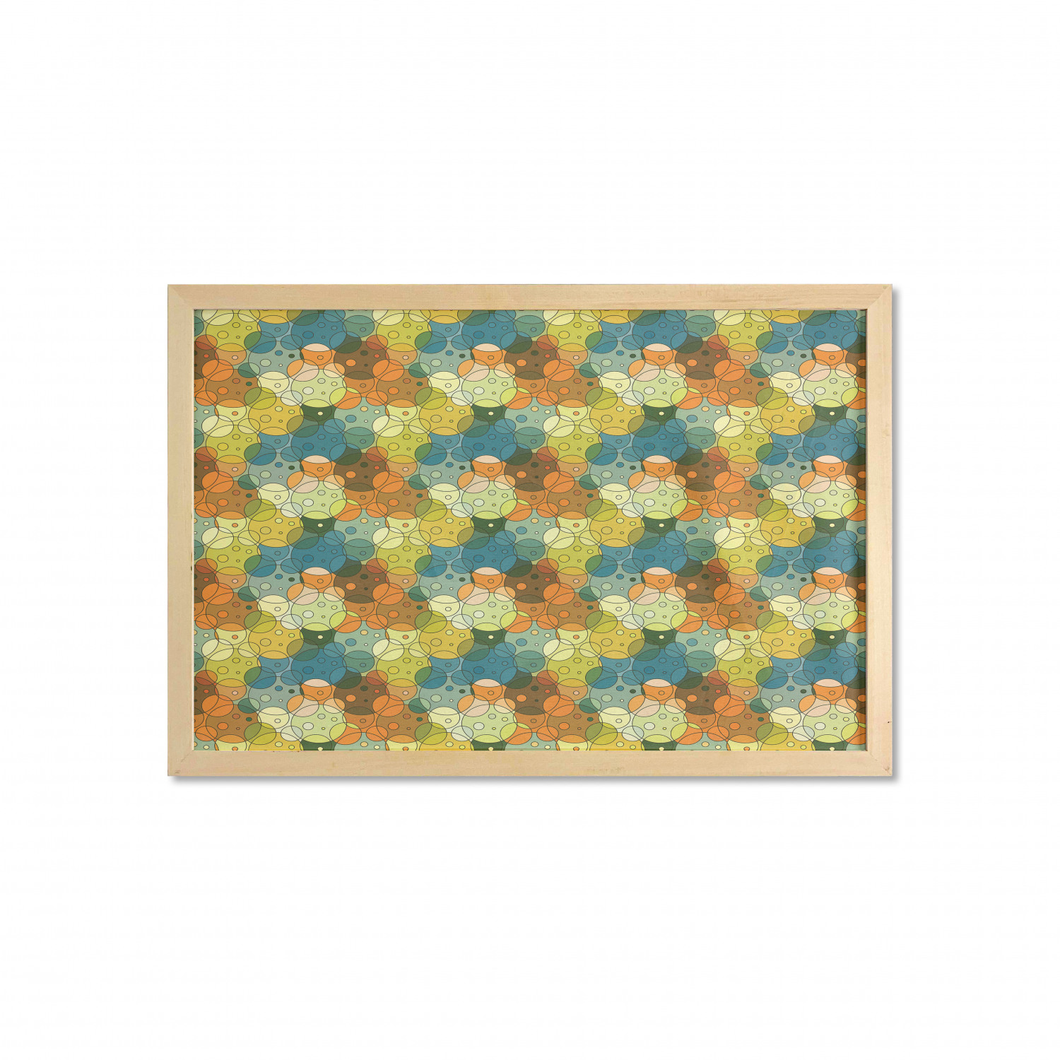 Ambesonne Geometric Motif Wall Art with Wide Frame for Bathrooms Living Room - Picture 6 of 123