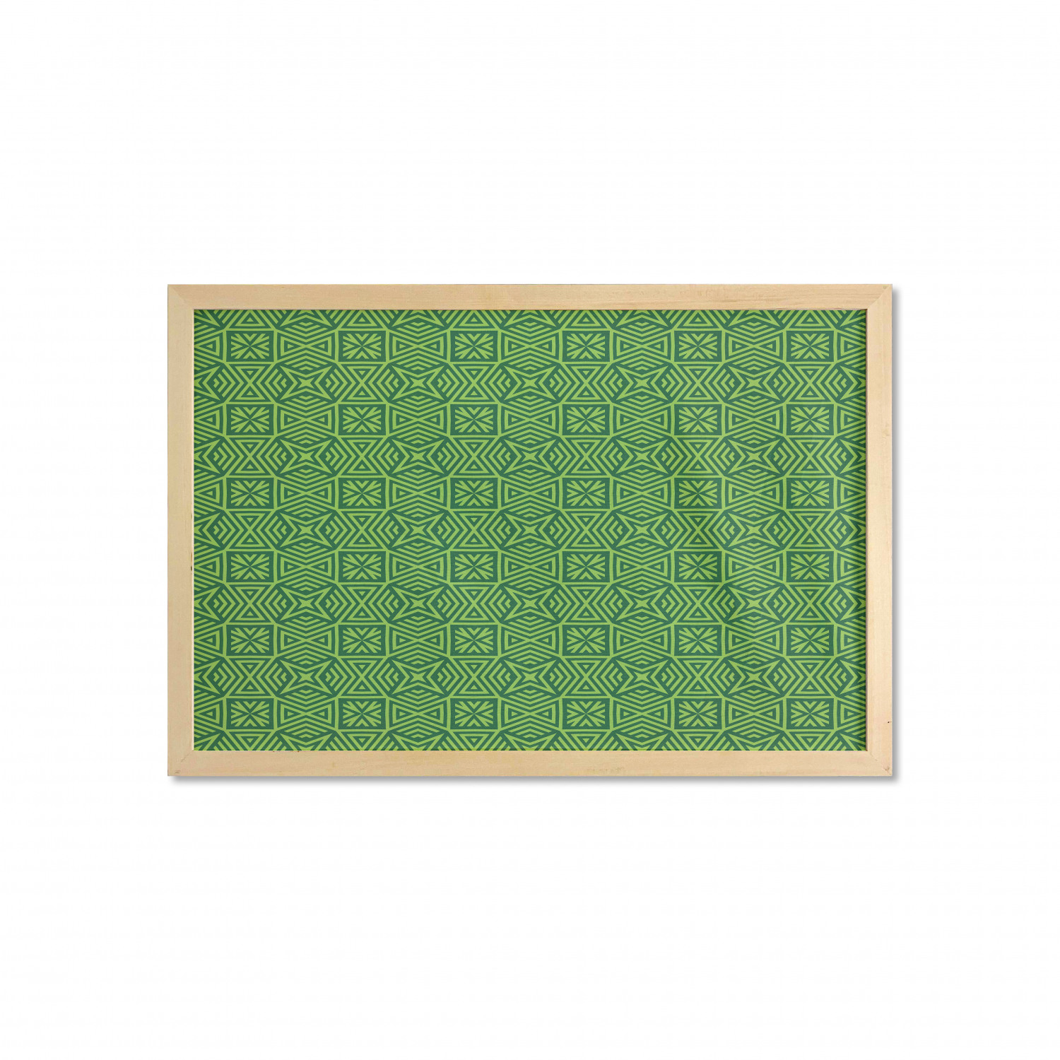 Ambesonne Geometric Motif Wall Art with Wide Frame for Bathrooms Living Room - Picture 110 of 123