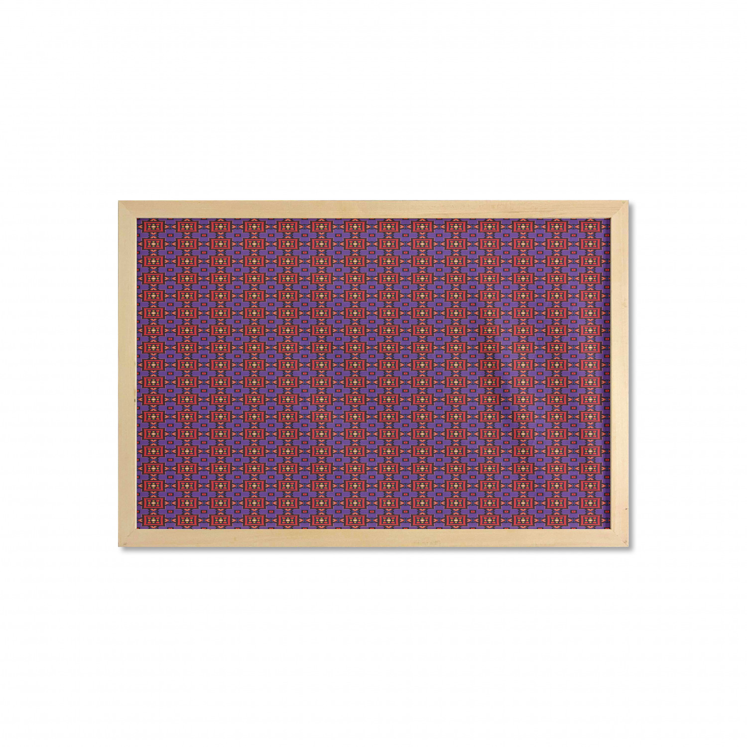 Ambesonne Geometric Motif Wall Art with Wide Frame for Bathrooms Living Room - Picture 102 of 123