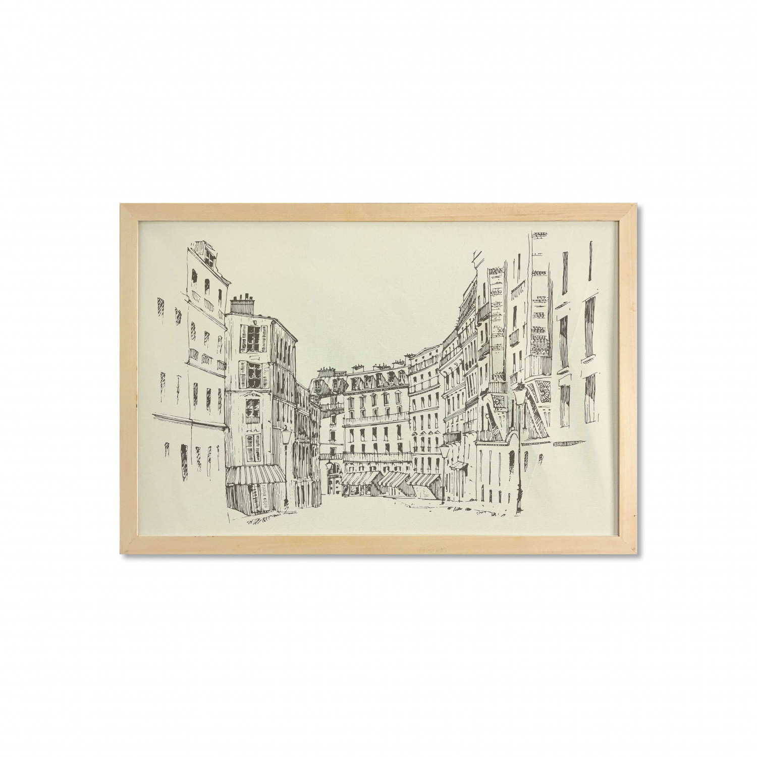 Ambesonne Paris Wall Art with Wide Frame for Bathrooms Living Room - Picture 10 of 121