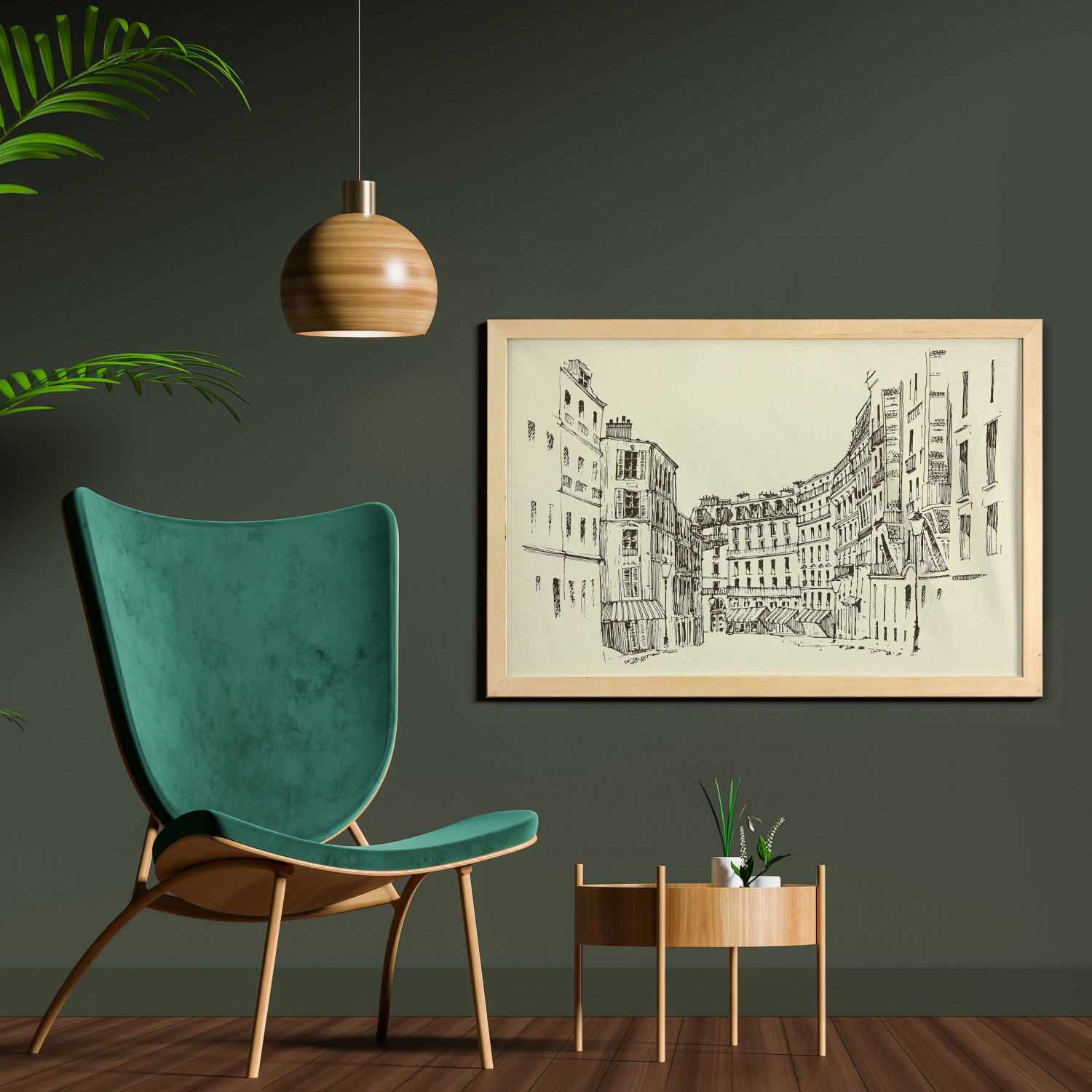 Ambesonne Paris Wall Art with Wide Frame for Bathrooms Living Room - Picture 11 of 121