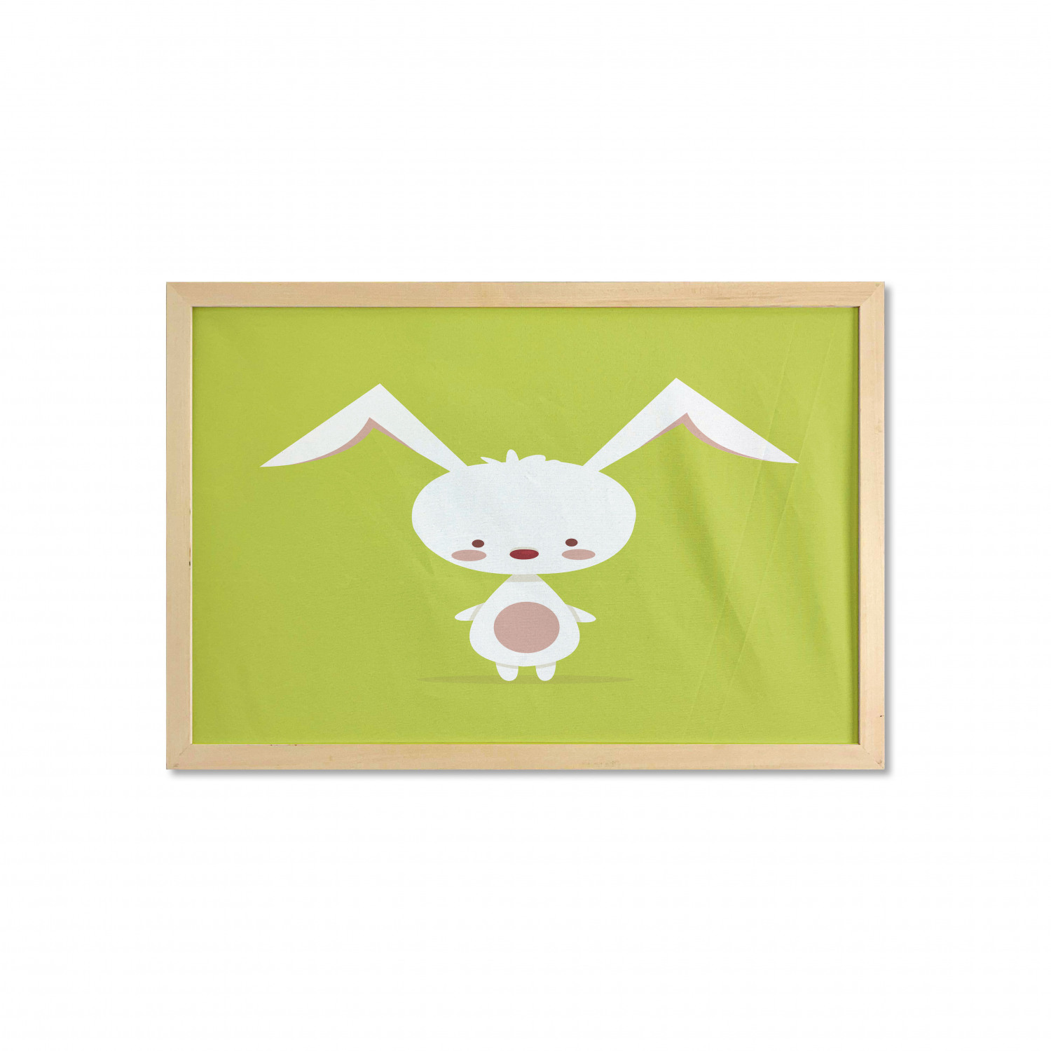 Ambesonne Bunny Wall Art with Wide Frame for Bathrooms Living Room - Picture 12 of 123