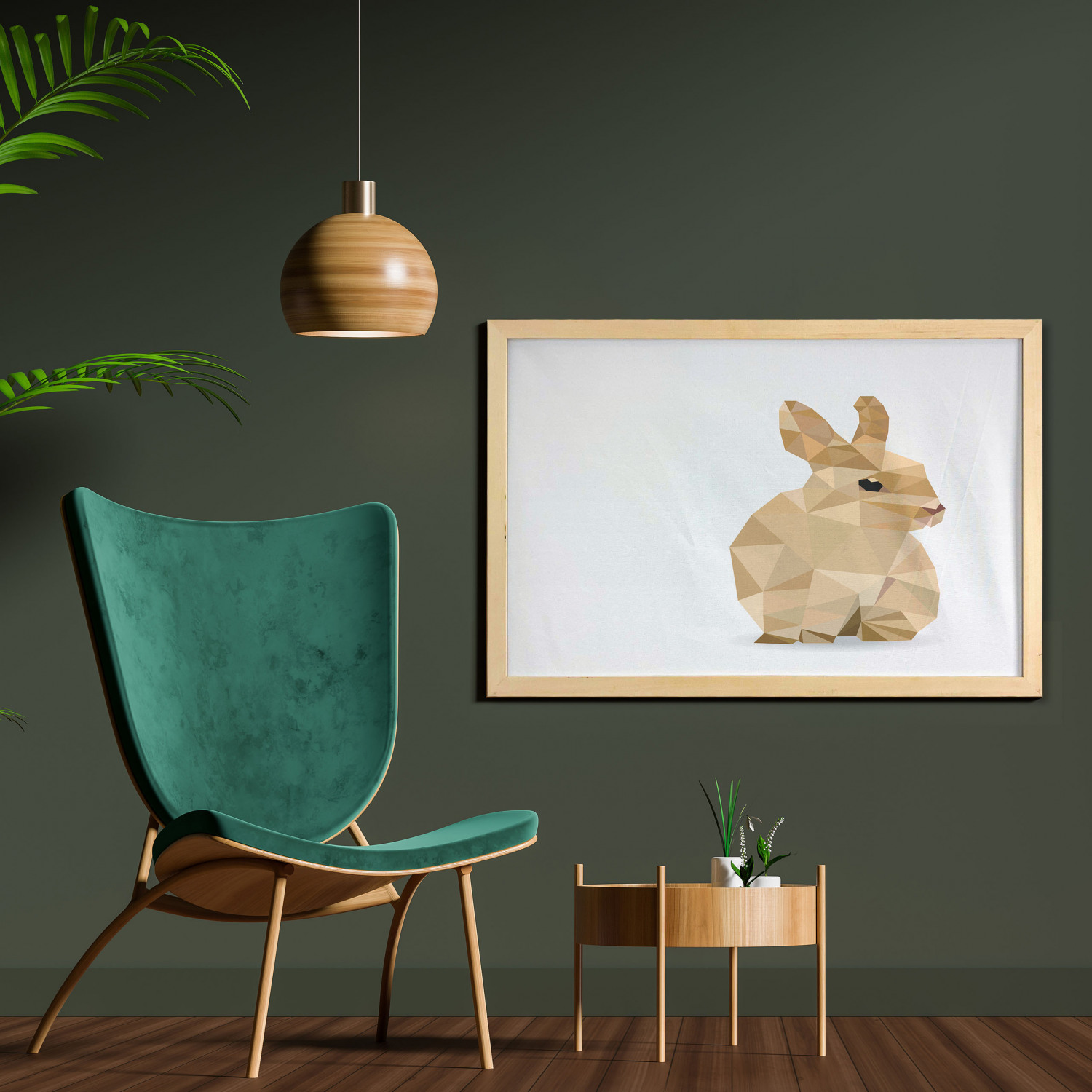 Ambesonne Bunny Wall Art with Wide Frame for Bathrooms Living Room - Picture 21 of 123