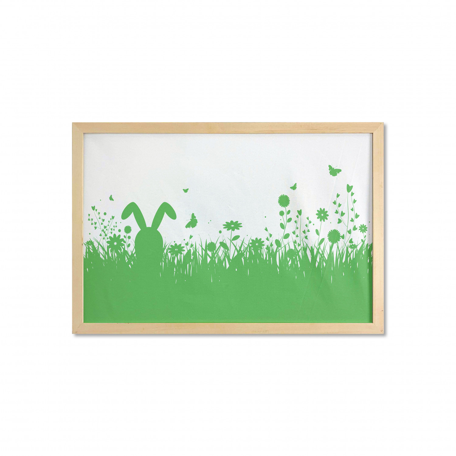 Ambesonne Bunny Wall Art with Wide Frame for Bathrooms Living Room - Picture 62 of 123