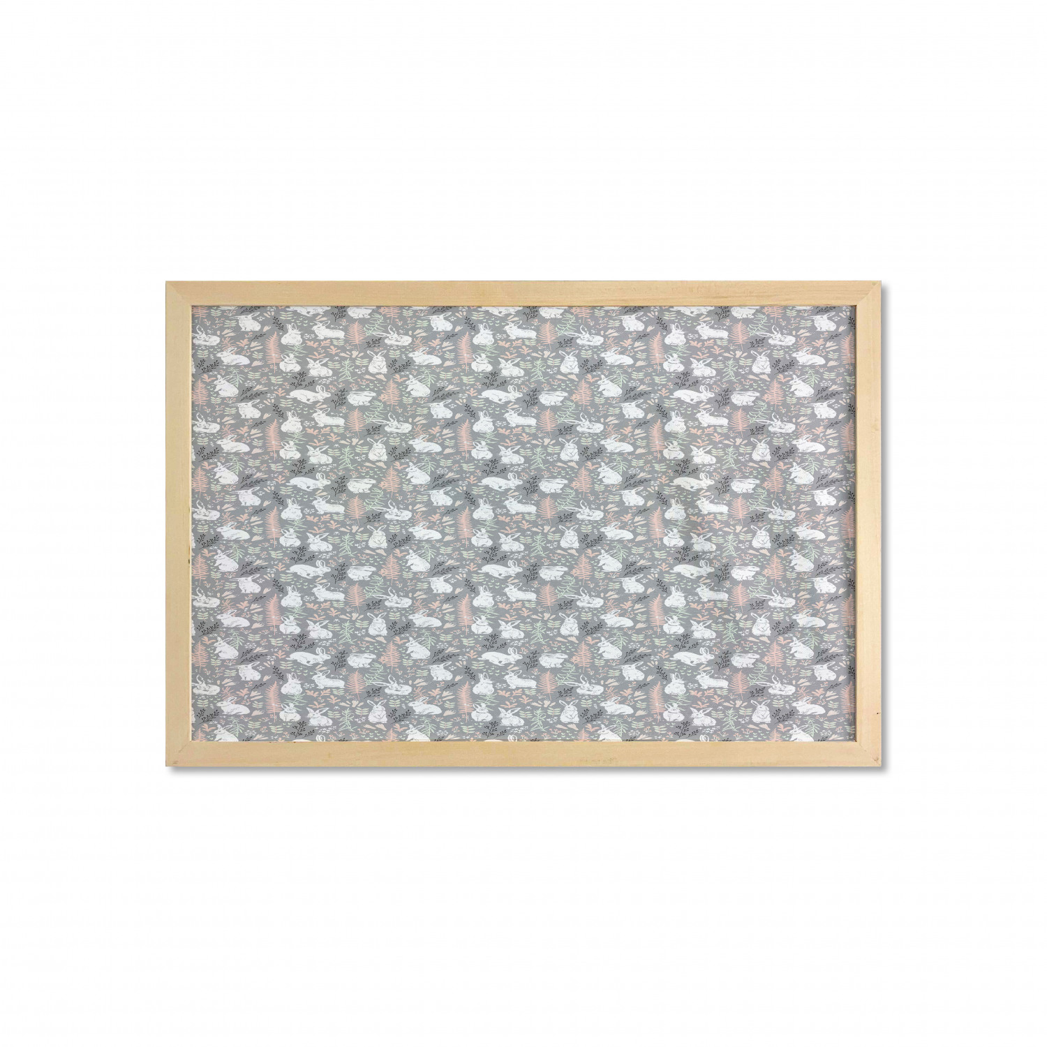 Ambesonne Bunny Wall Art with Wide Frame for Bathrooms Living Room - Picture 116 of 123