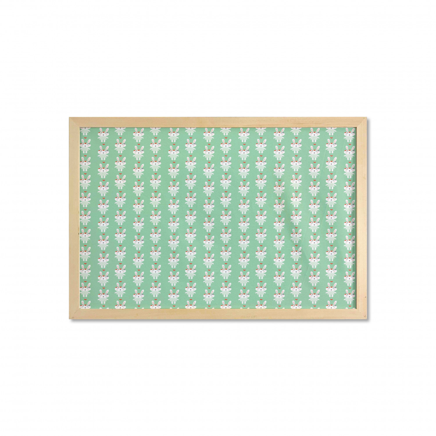 Ambesonne Bunny Wall Art with Wide Frame for Bathrooms Living Room - Picture 92 of 123