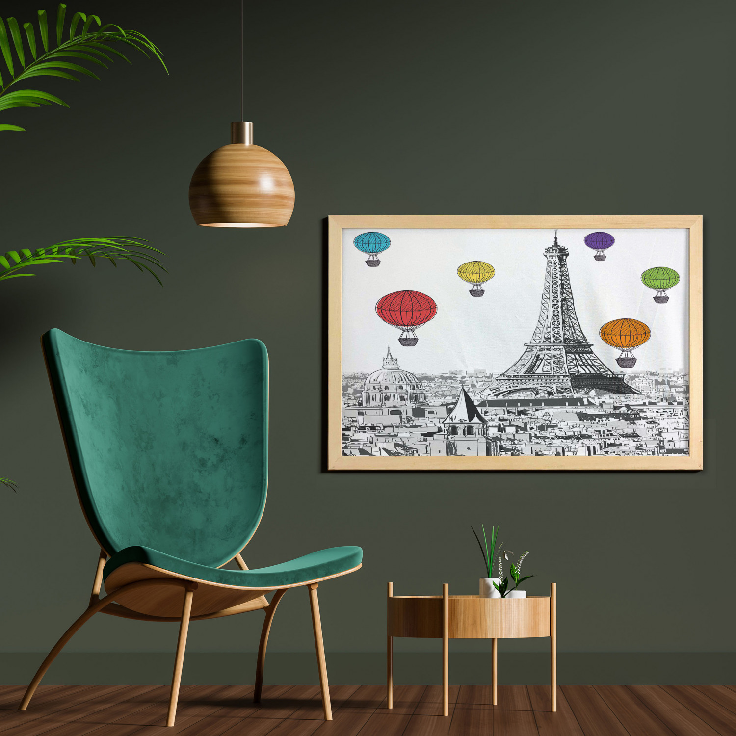 Ambesonne Paris Wall Art with Wide Frame for Bathrooms Living Room - Picture 27 of 121