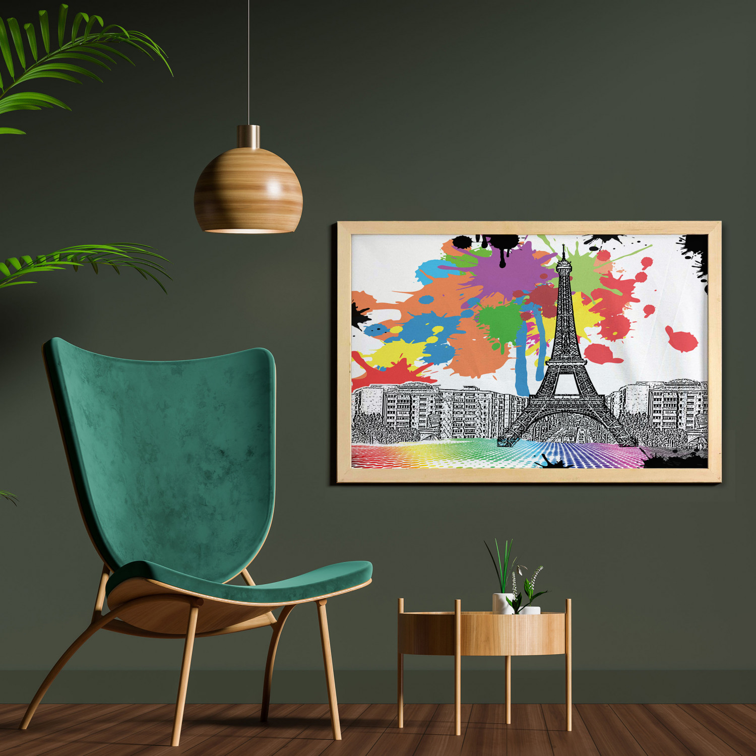Ambesonne Paris Wall Art with Wide Frame for Bathrooms Living Room - Picture 103 of 121