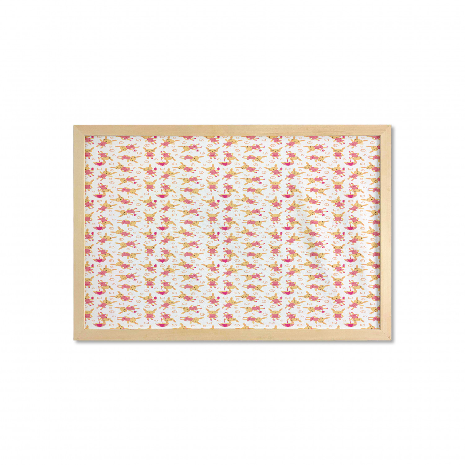 Ambesonne Bunny Wall Art with Wide Frame for Bathrooms Living Room - Picture 60 of 123