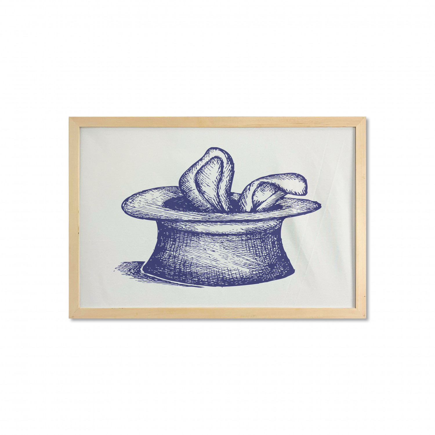 Ambesonne Bunny Wall Art with Wide Frame for Bathrooms Living Room - Picture 102 of 123