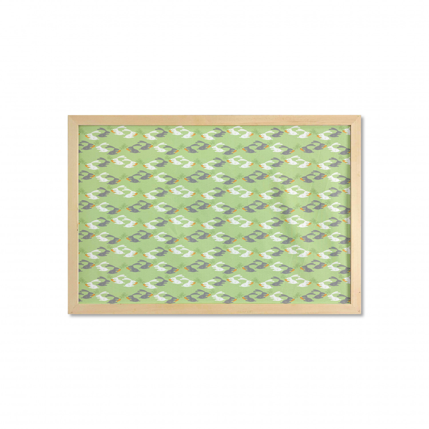 Ambesonne Bunny Wall Art with Wide Frame for Bathrooms Living Room - Picture 10 of 123