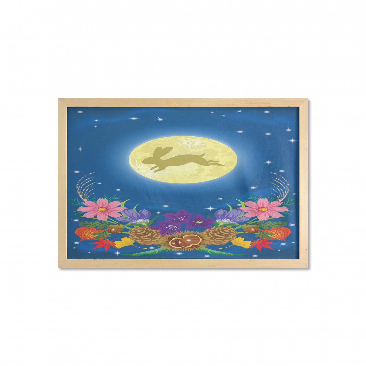 Ambesonne Bunny Wall Art with Wide Frame for Bathrooms Living Room - Picture 46 of 123