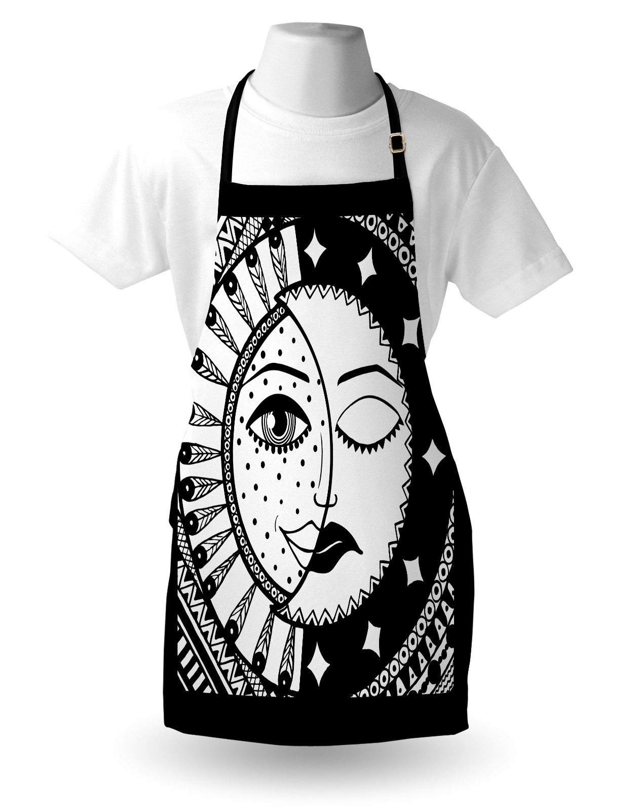 Los rayos de la luna Delantal de Cocina temática de la Media Luna | eBay