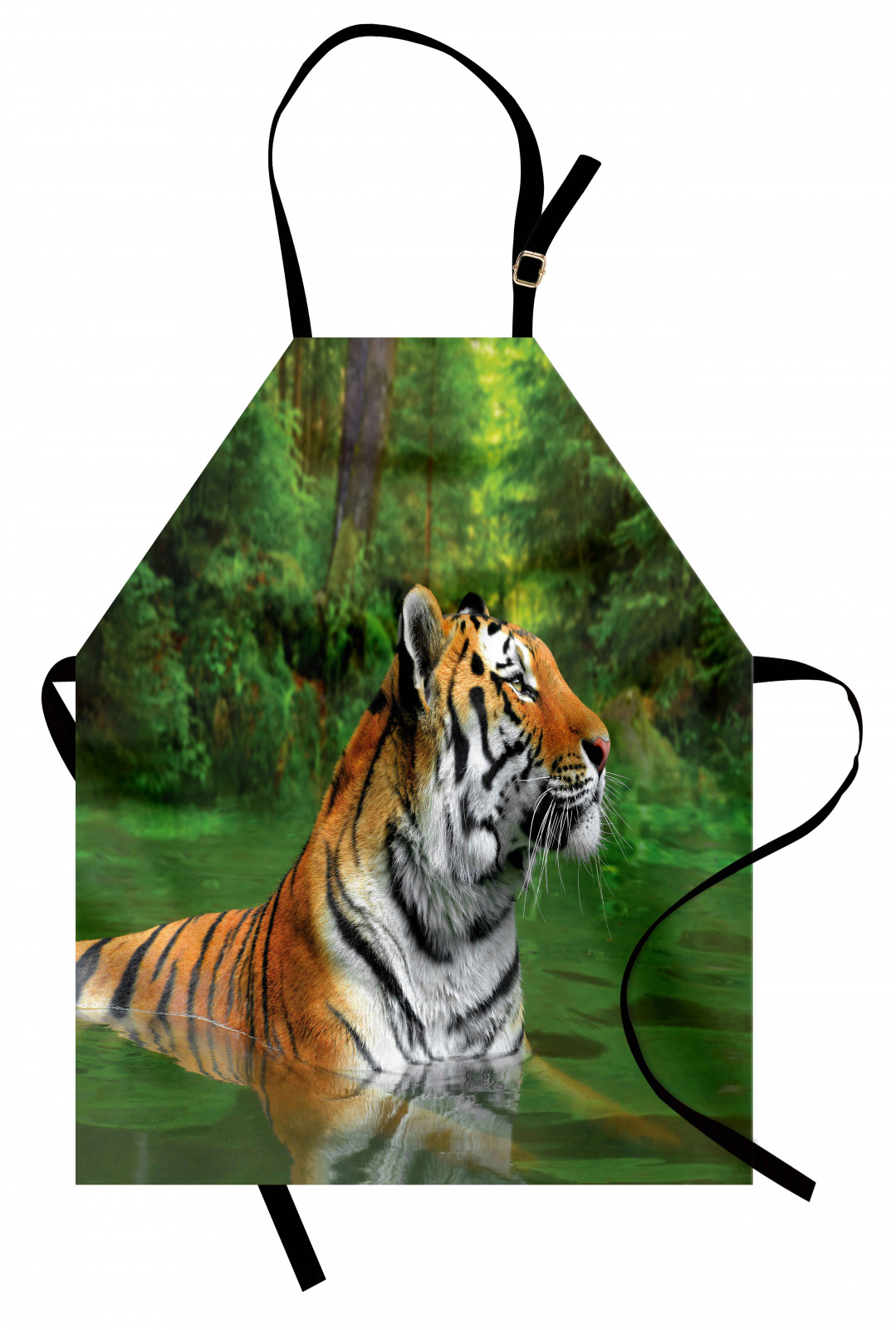 Tiger Kochschurze Sibirische Wildkatze In Lake Ebay