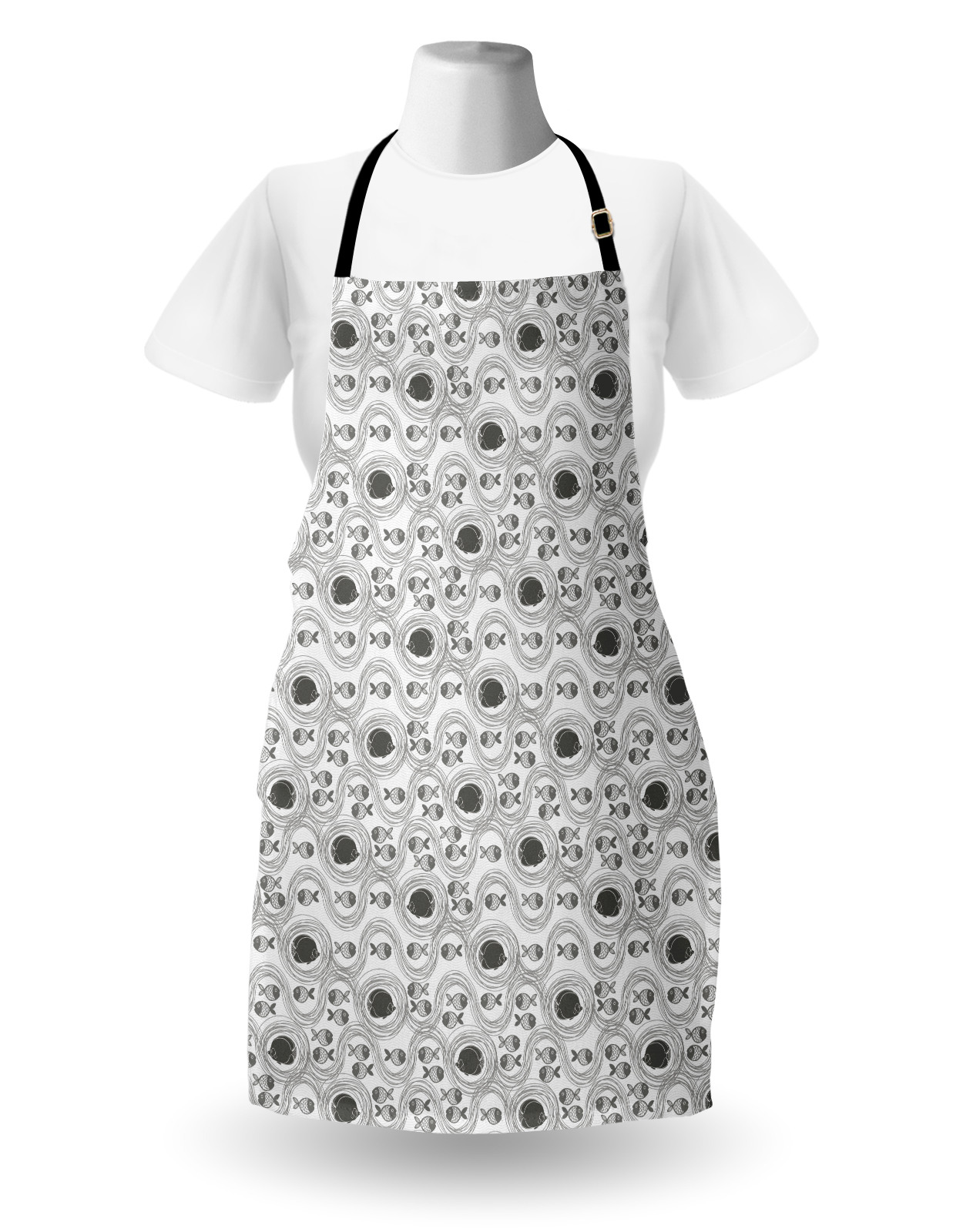 Pescado Delantal de Cocina Náuticas bosquejo Animales | eBay