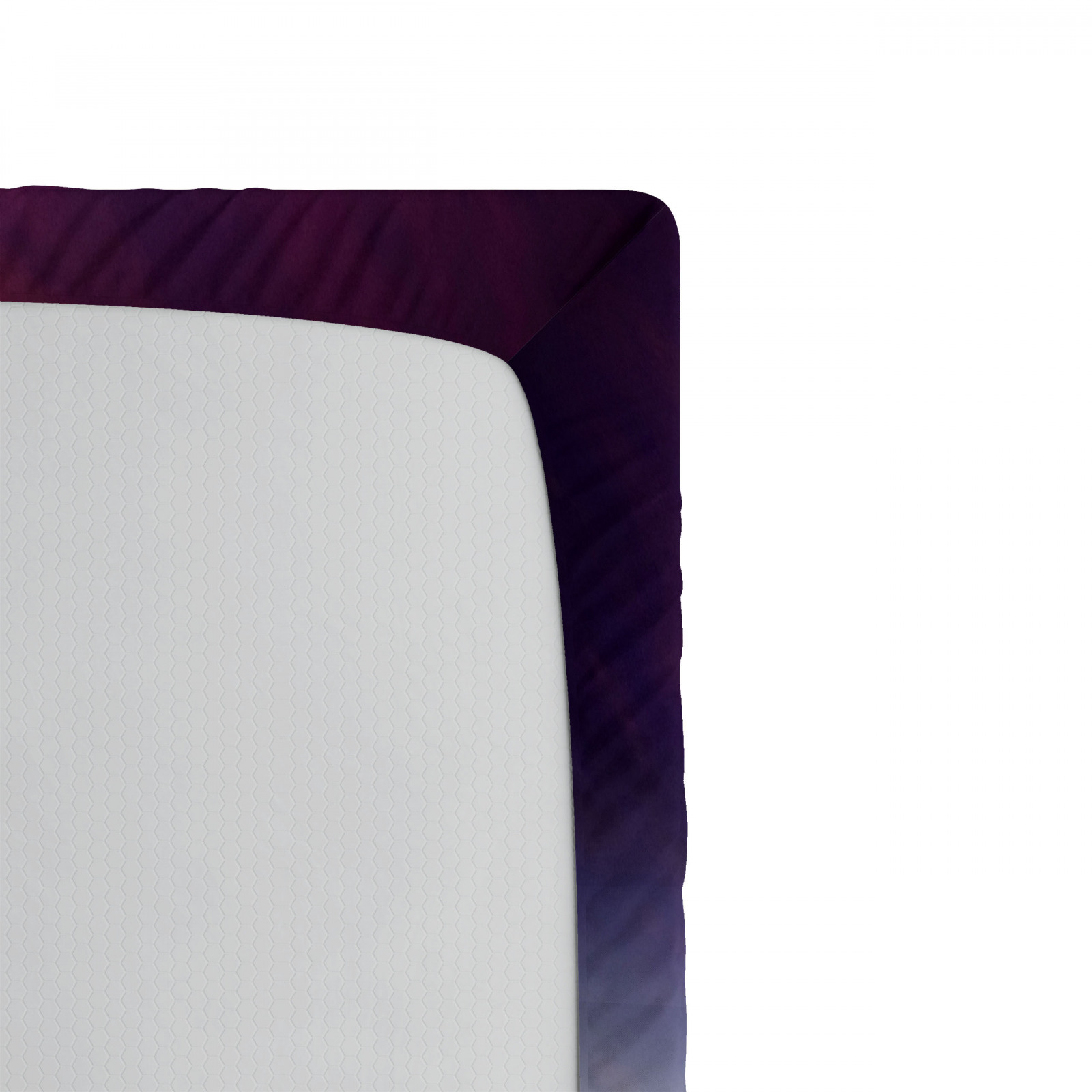 Purple Fitted Sheet Lavender Fields and Tree