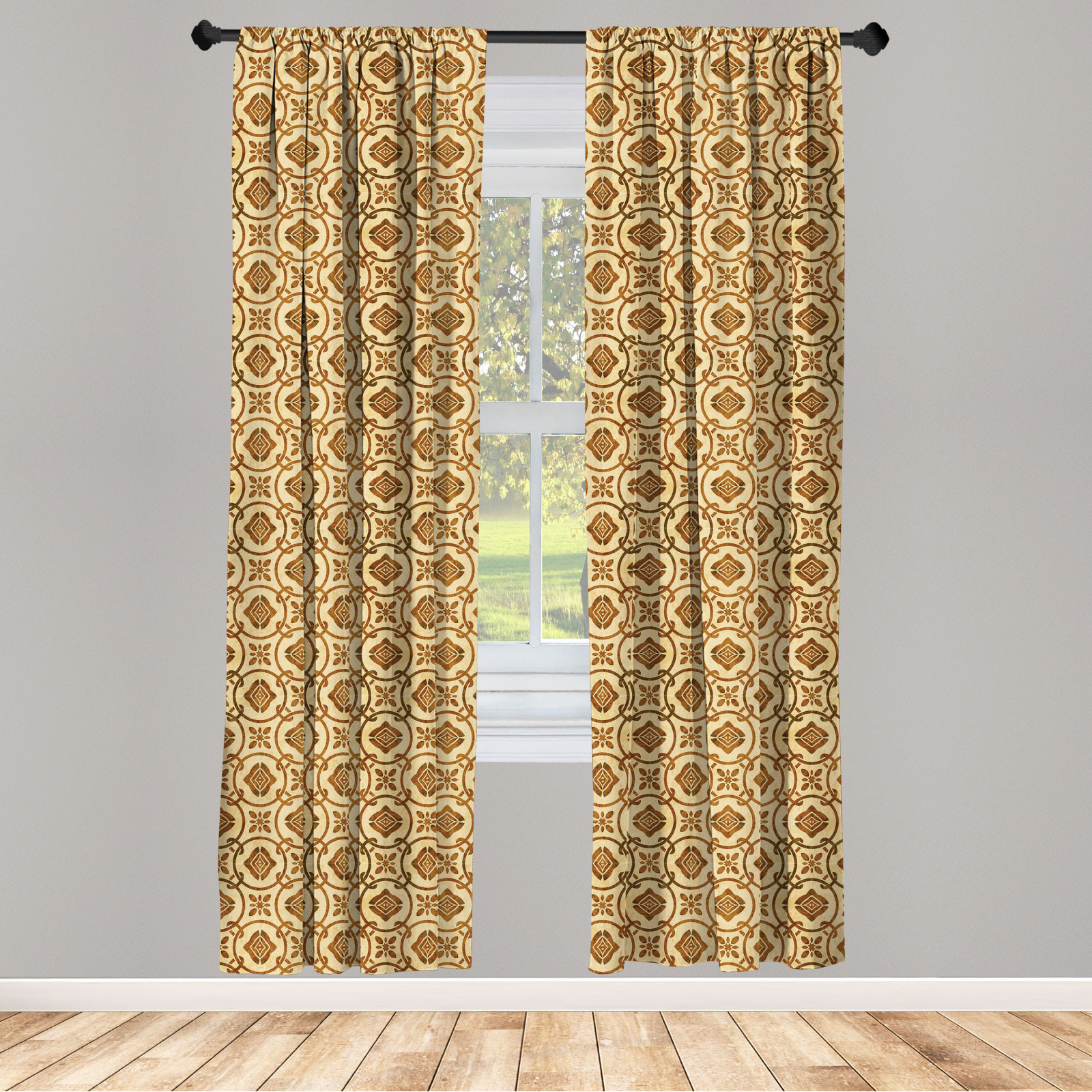 Floral deals panel curtains