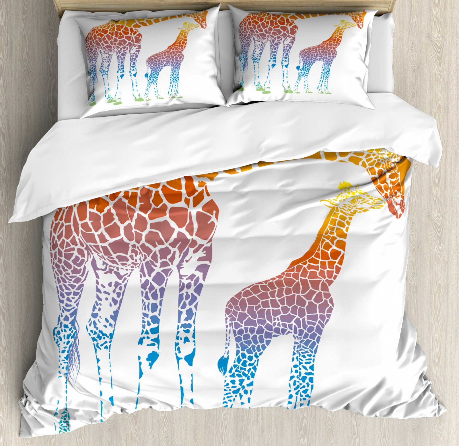 Giraffe Duvet Cover Set Surrealist View UK