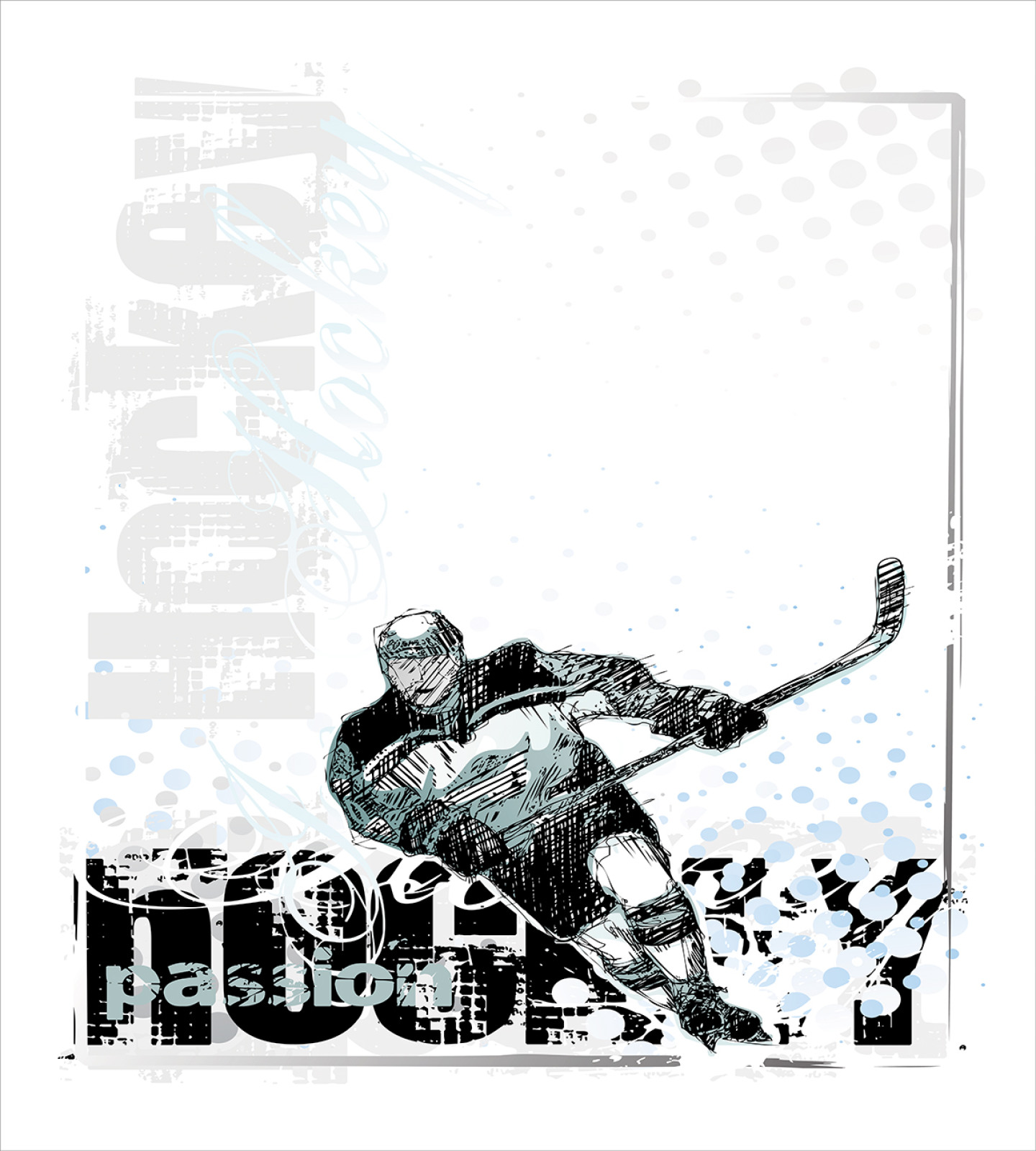 Eishockey Bettwäsche Set 4-teilig – Bettlaken & Spannbetttuch Für Jungen/Mädchen, Blau, Bis 40 Cm Matratzentiefe