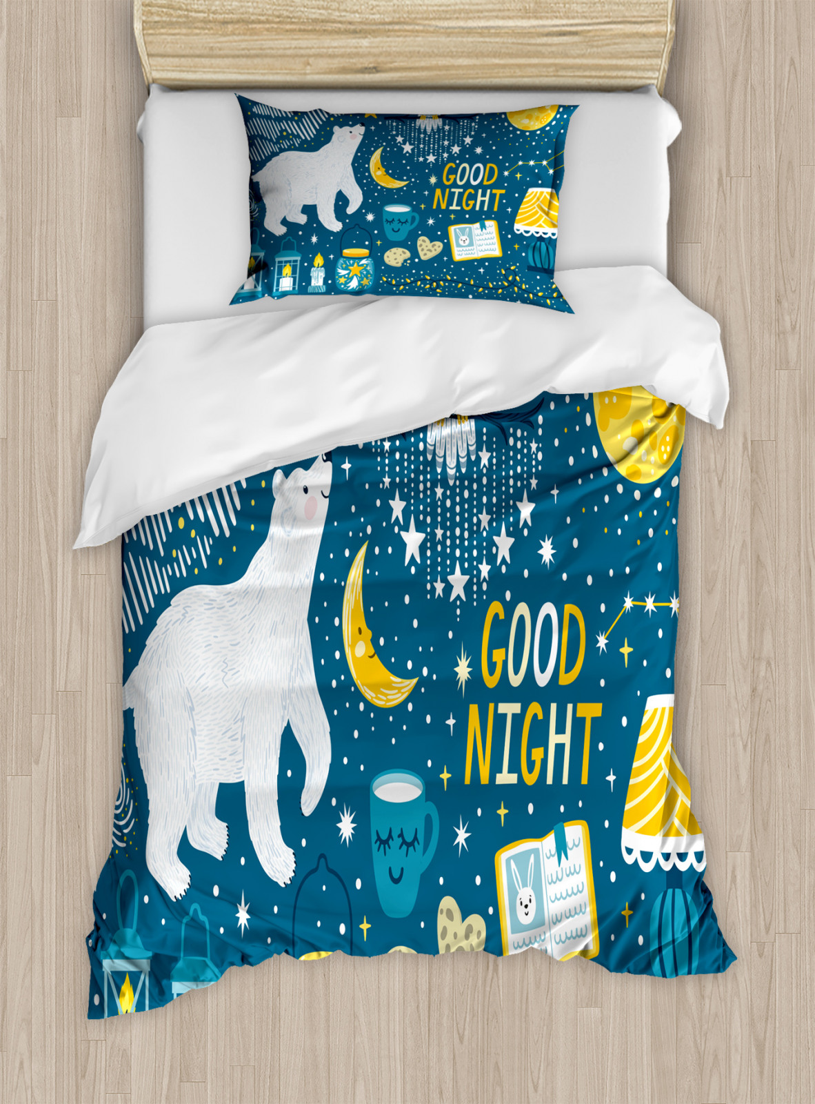 Sleep Duvet Cover Set Polar Bear Snowy Owl Winter UK