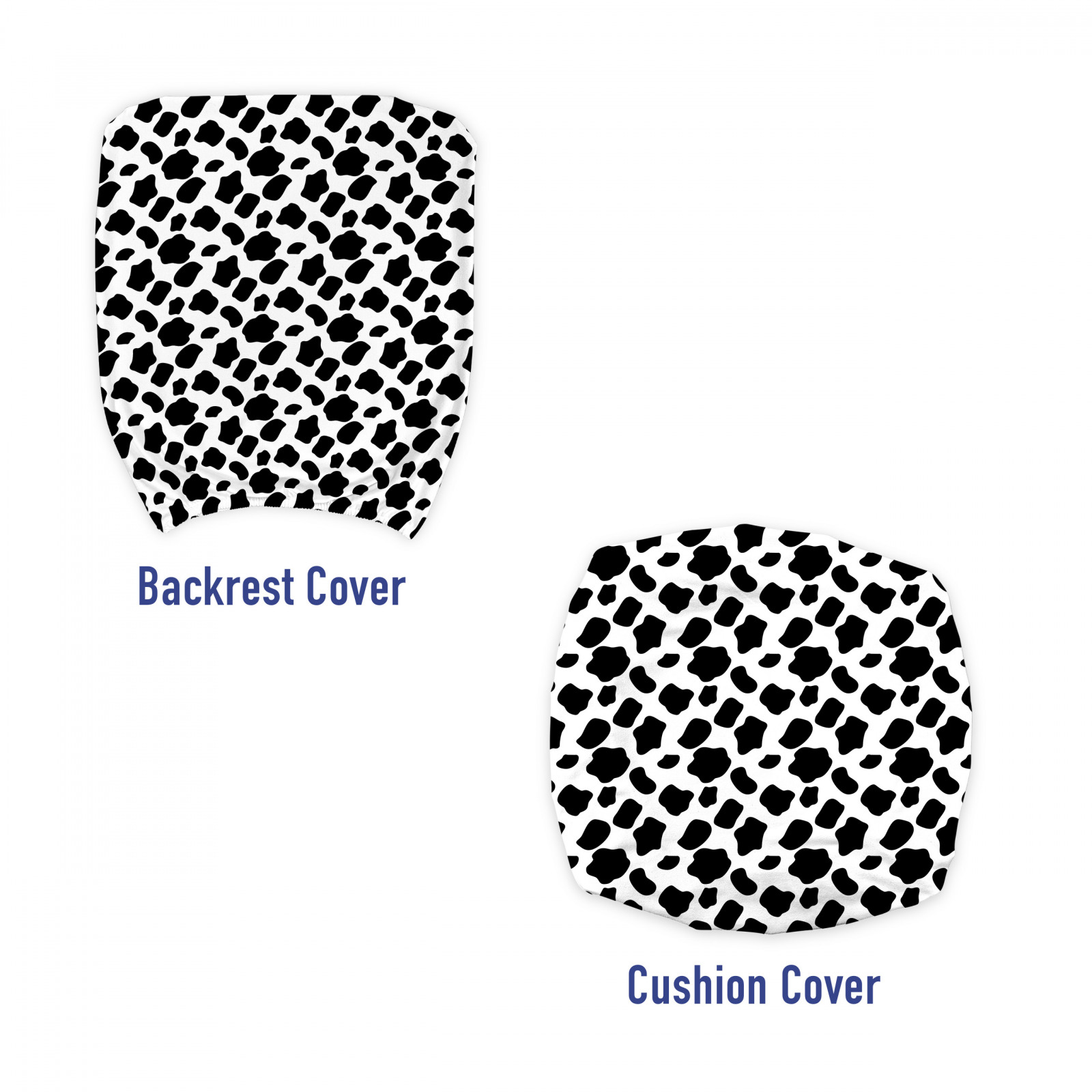 COW PRINT OFFICE Chair Slipcover Cow Skin with Spots £17.99 PicClick UK
