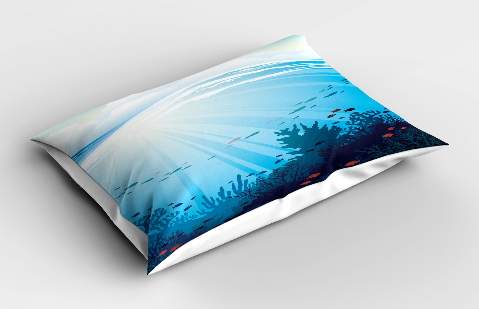 Oceano Funda de Almohada Peces de acuario los arrecifes de coral | eBay