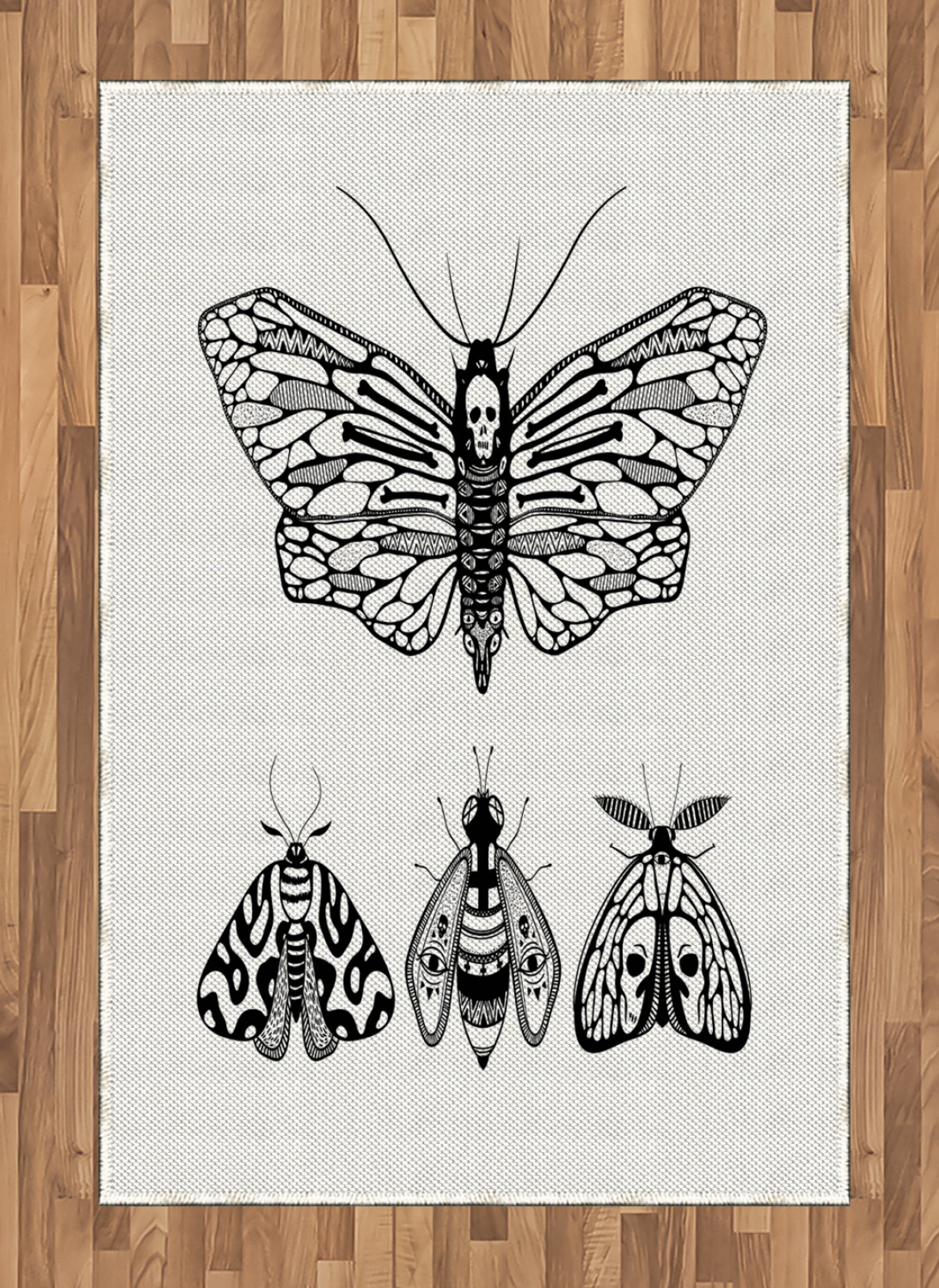 Mort Moth Rideau de douche Antique Papillon Art 