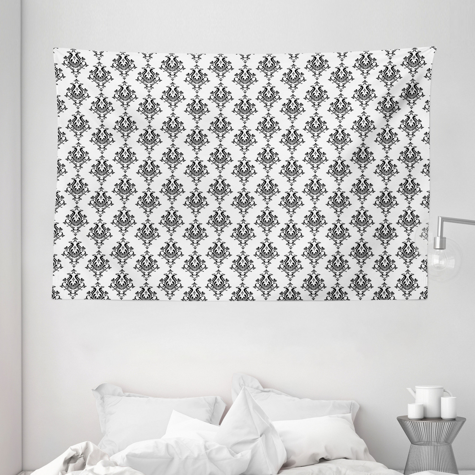 Damasco Tapiz de Pared Ancha Victoriano barroco | eBay