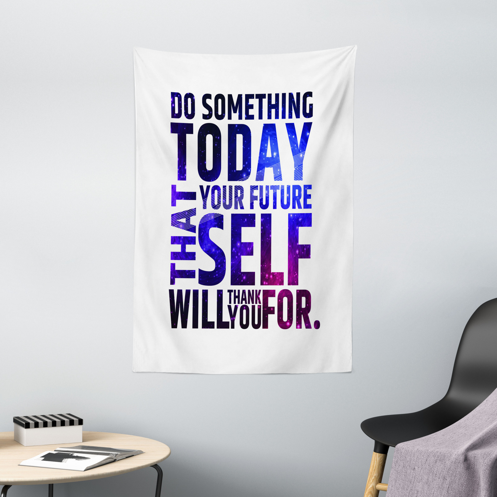 inspirativ Wandteppich Selbst Will Wörter - Bild 2 von 3