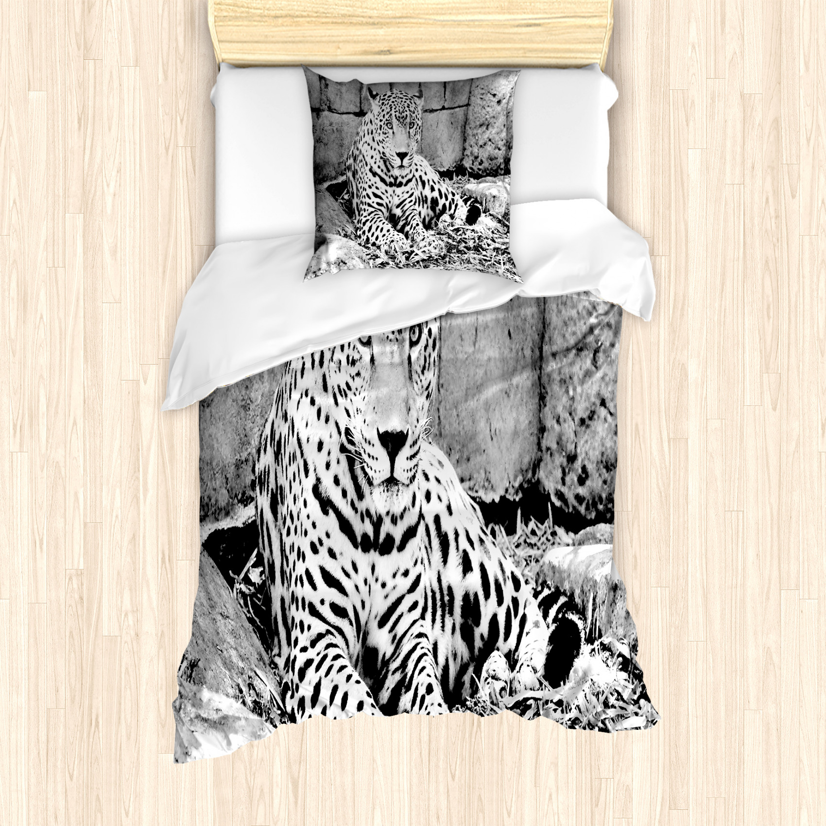 En blanco y negro Nórdica Tigre salvaje Jaguar | eBay