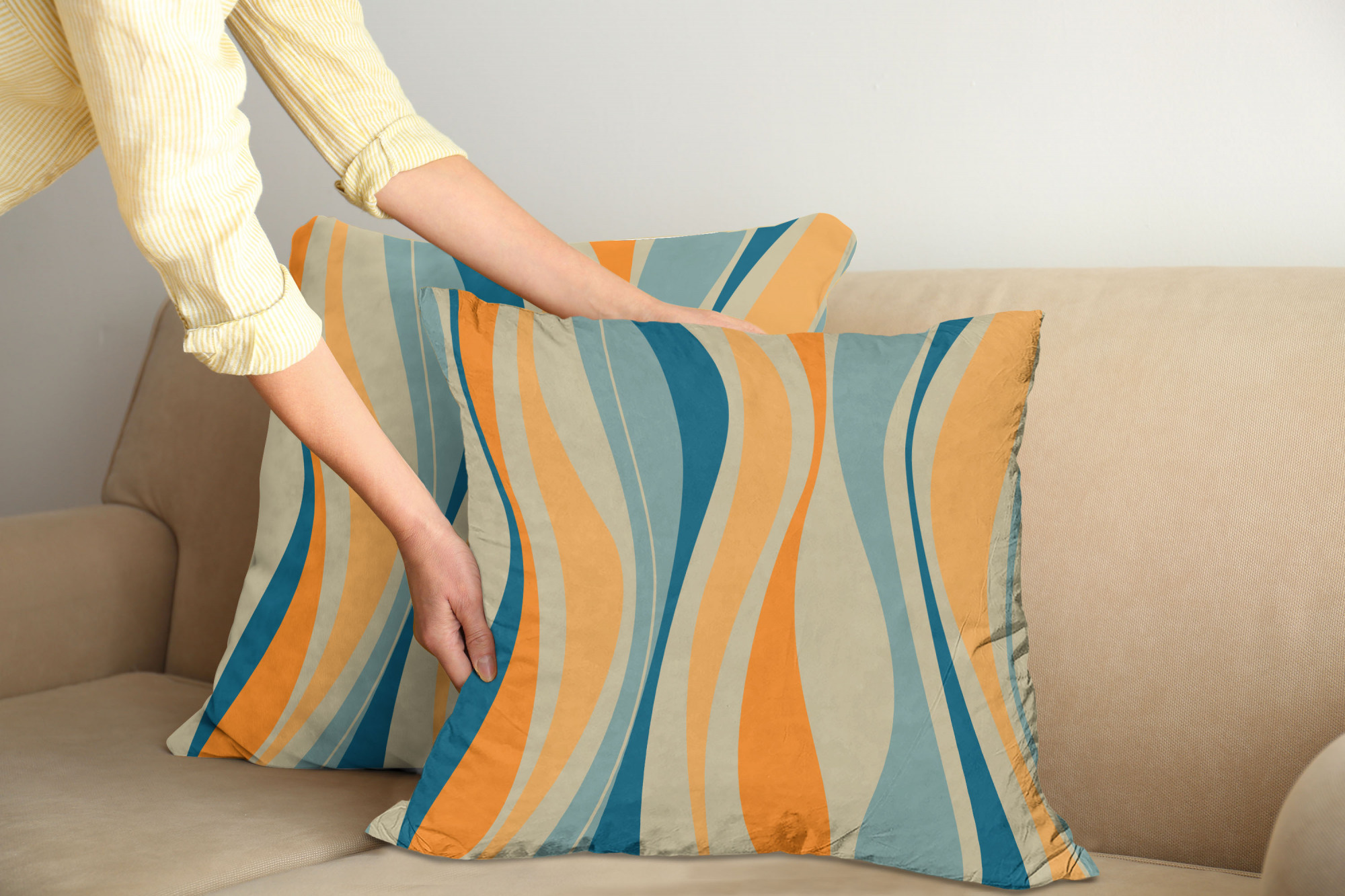 Ambesonne Vintage Elements Cushion Cover Set of 2 for Couch and Bed in 4 Sizes - Picture 109 of 128