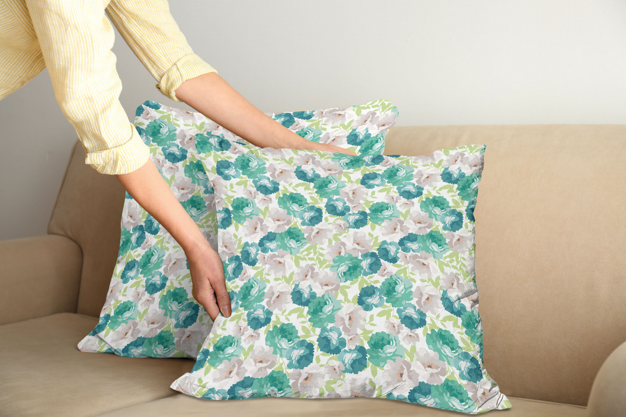 Ambesonne Vintage Elements Cushion Cover Set of 2 for Couch and Bed in 4 Sizes - Picture 47 of 128