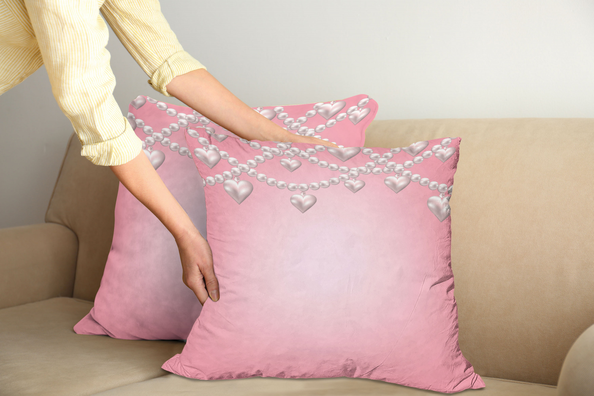 Ambesonne Vintage Elements Cushion Cover Set of 2 for Couch and Bed in 4 Sizes - Picture 66 of 128