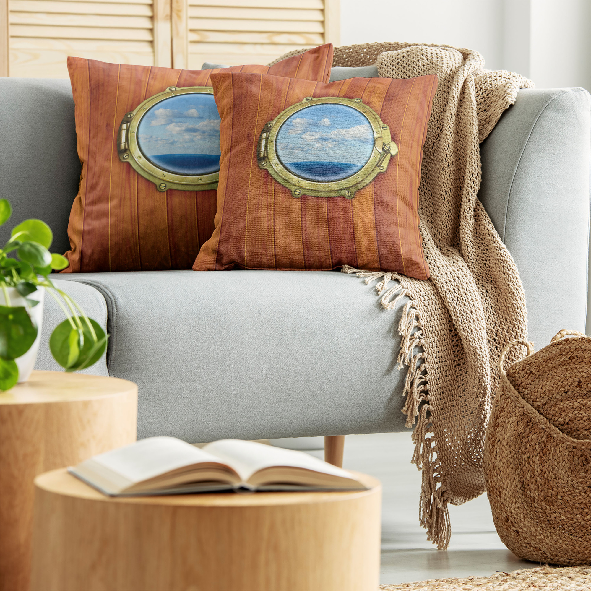 Ambesonne Vintage Elements Cushion Cover Set of 2 for Couch and Bed in 4 Sizes - Picture 120 of 128