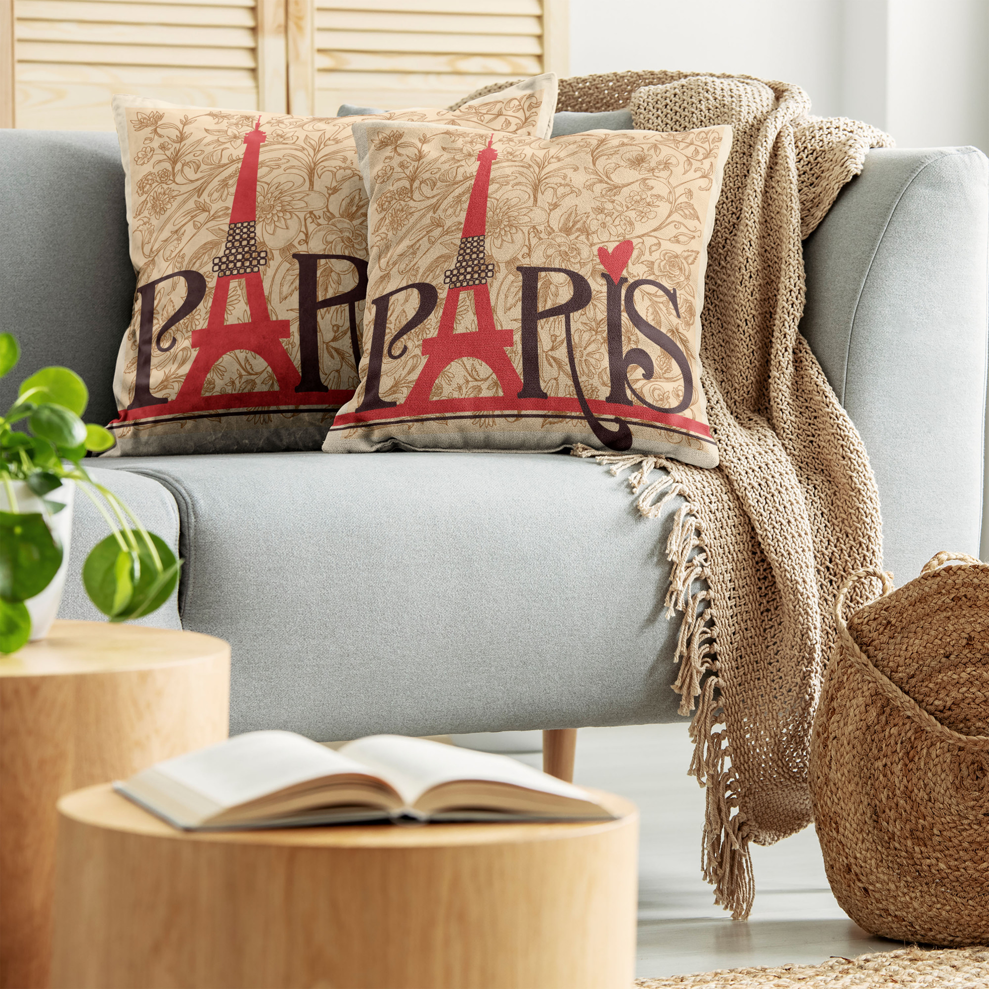 Ambesonne Vintage Elements Cushion Cover Set of 2 for Couch and Bed in 4 Sizes - Picture 98 of 128