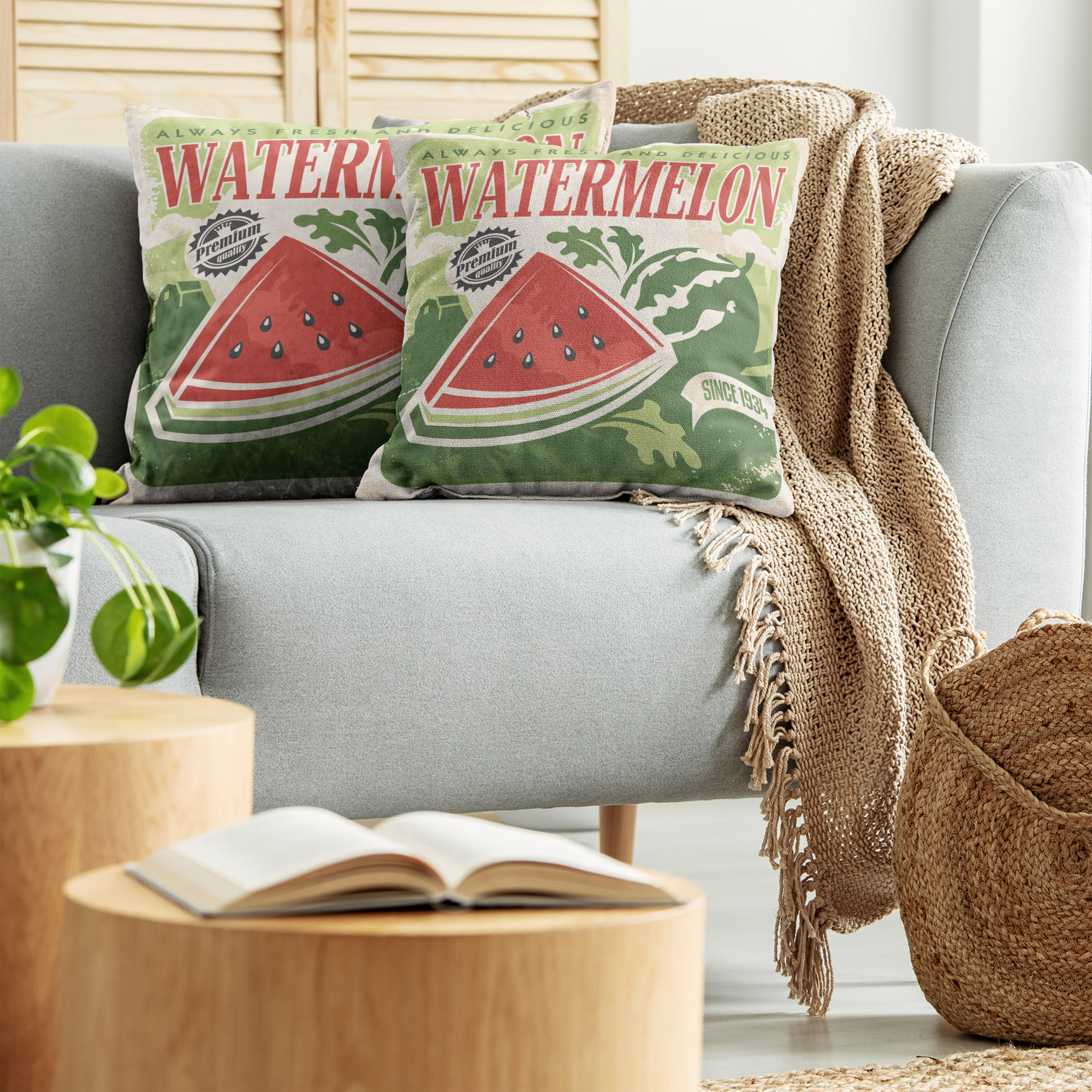 Ambesonne Vintage Elements Cushion Cover Set of 2 for Couch and Bed in 4 Sizes - Picture 93 of 128