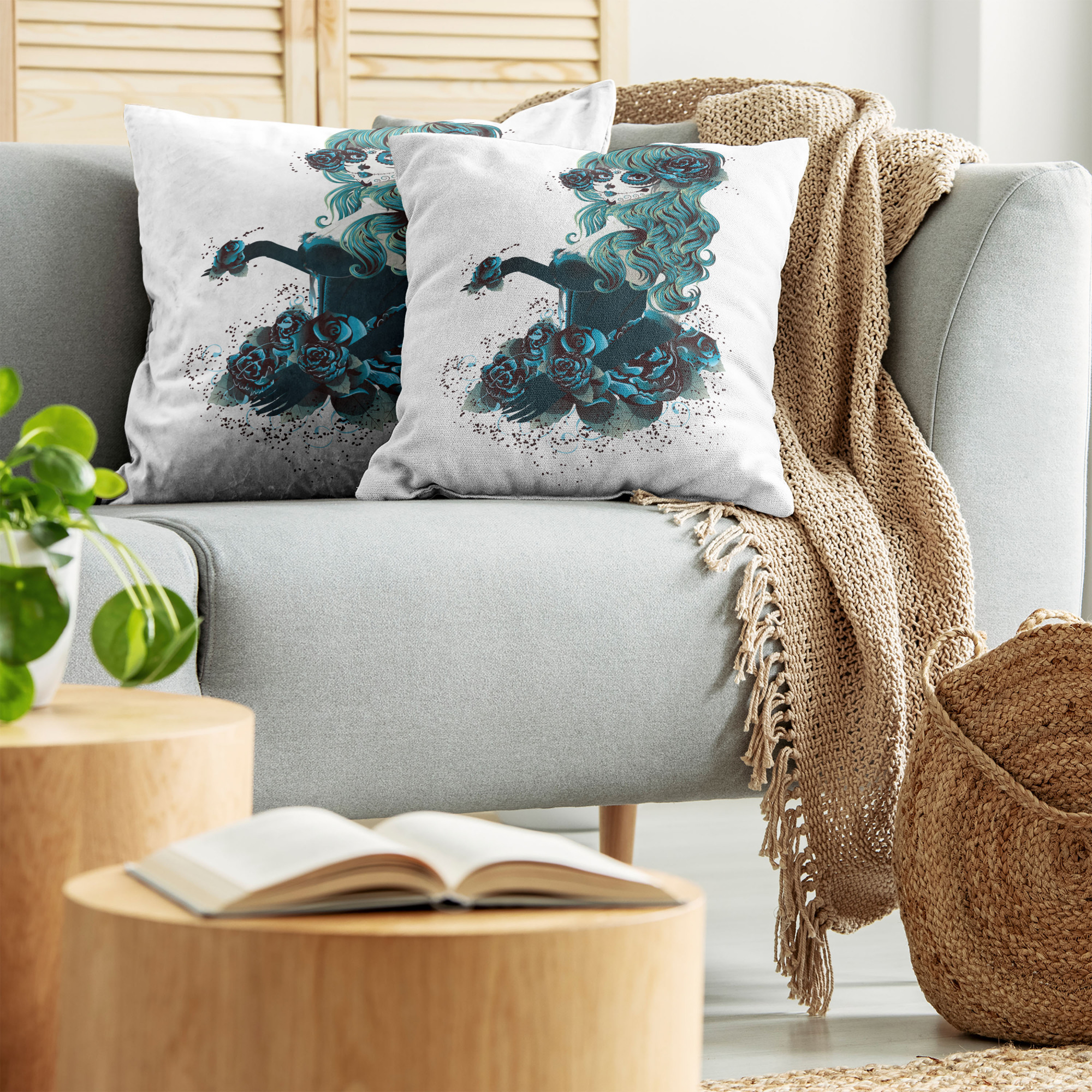 Ambesonne Vintage Elements Cushion Cover Set of 2 for Couch and Bed in 4 Sizes - Picture 60 of 128