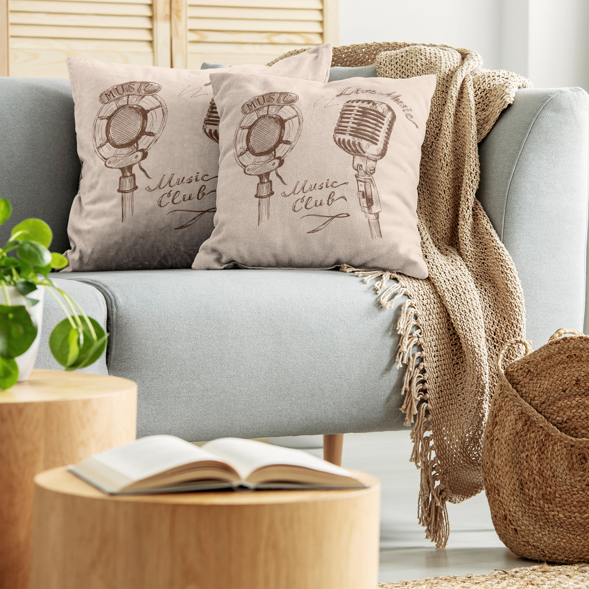 Ambesonne Vintage Elements Cushion Cover Set of 2 for Couch and Bed in 4 Sizes - Picture 25 of 128