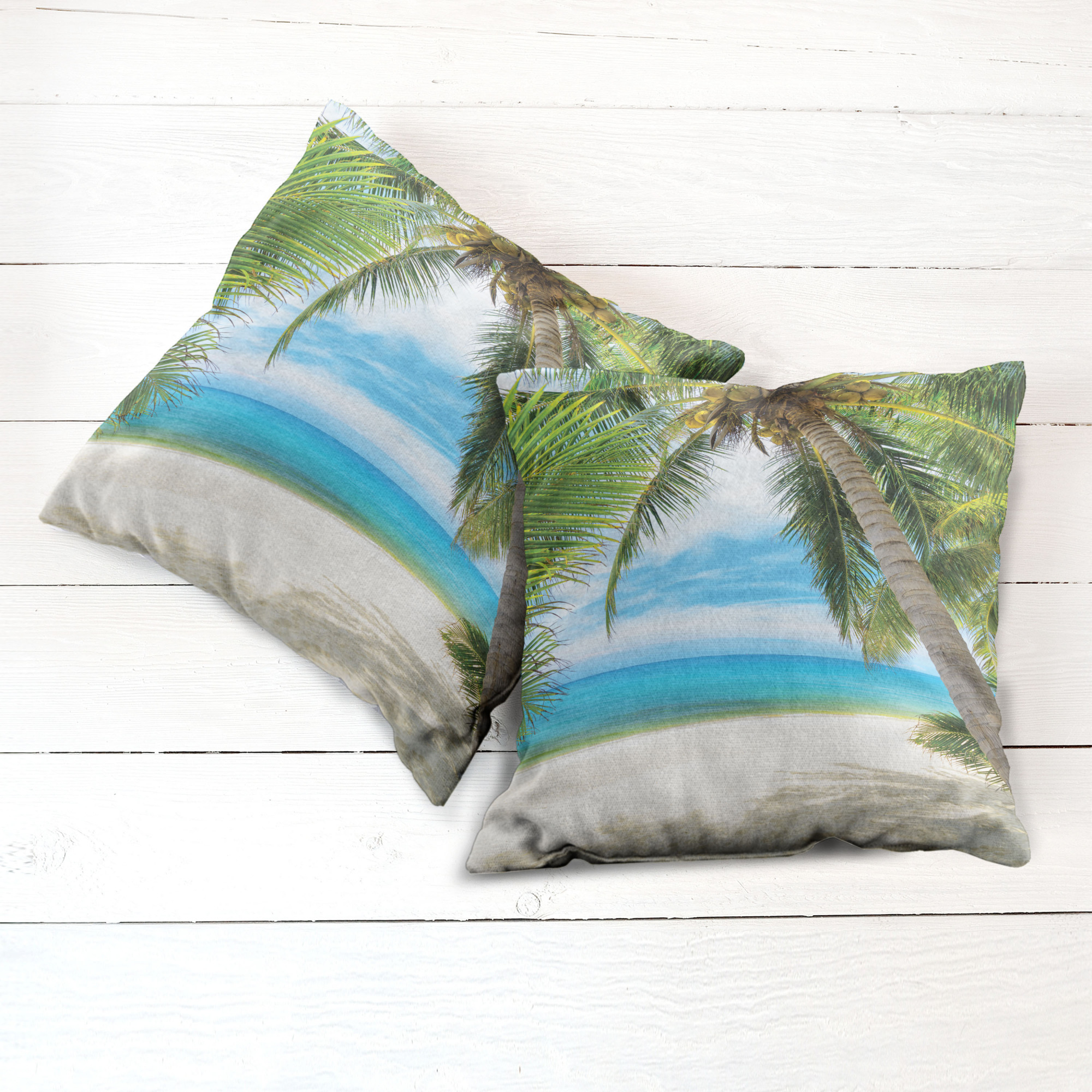 Ambesonne Tree Bloom Cushion Cover Set of 2 for Couch and Bed in 4 Sizes - Picture 170 of 220
