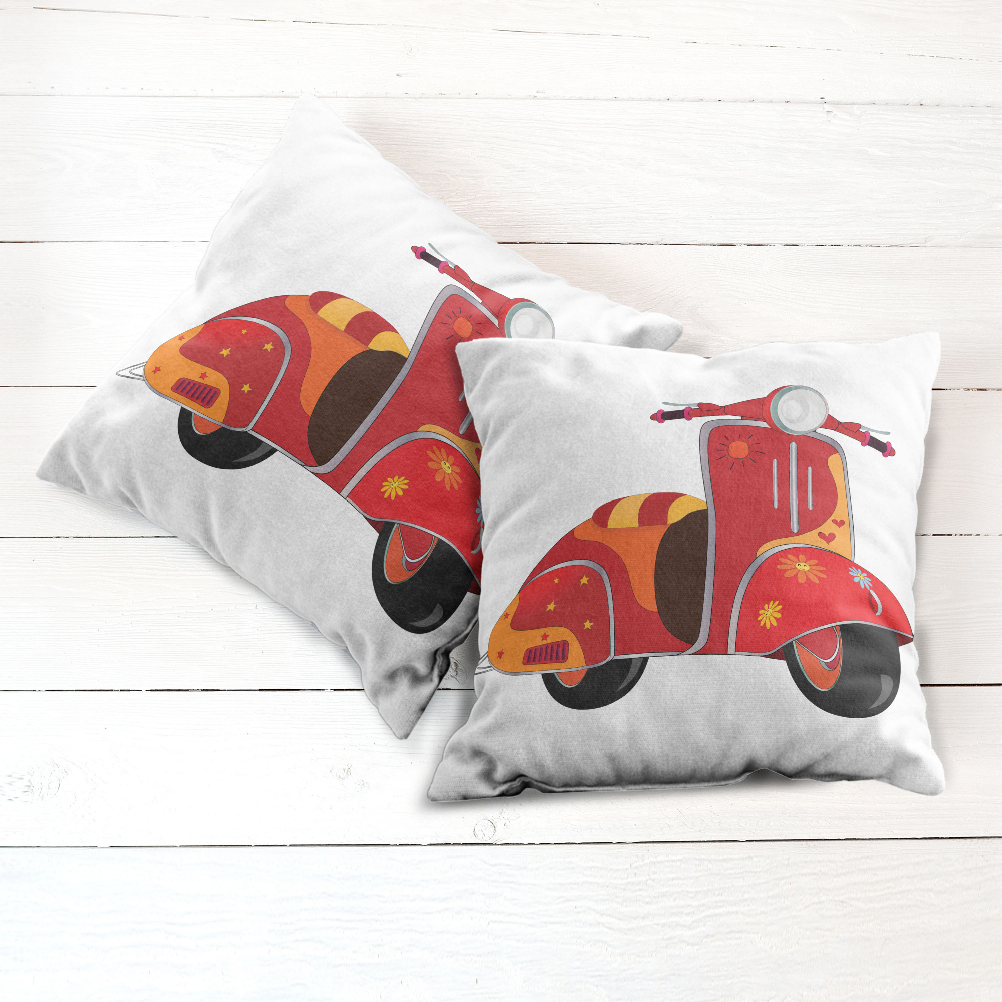 Ambesonne Vintage Elements Cushion Cover Set of 2 for Couch and Bed in 4 Sizes - Picture 69 of 128