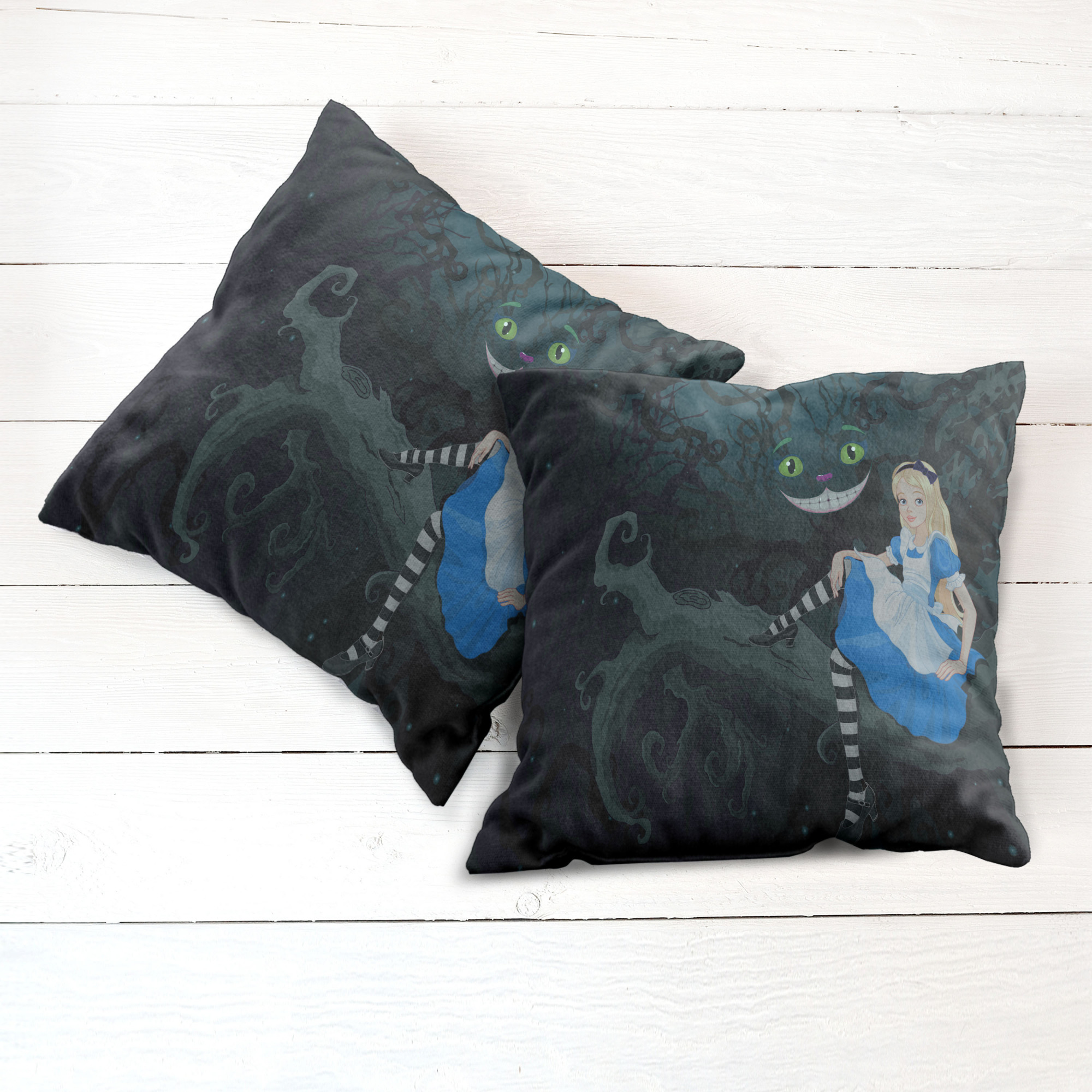 Ambesonne Colorful Theme Cushion Cover Set of 2 for Couch and Bed in 4 Sizes