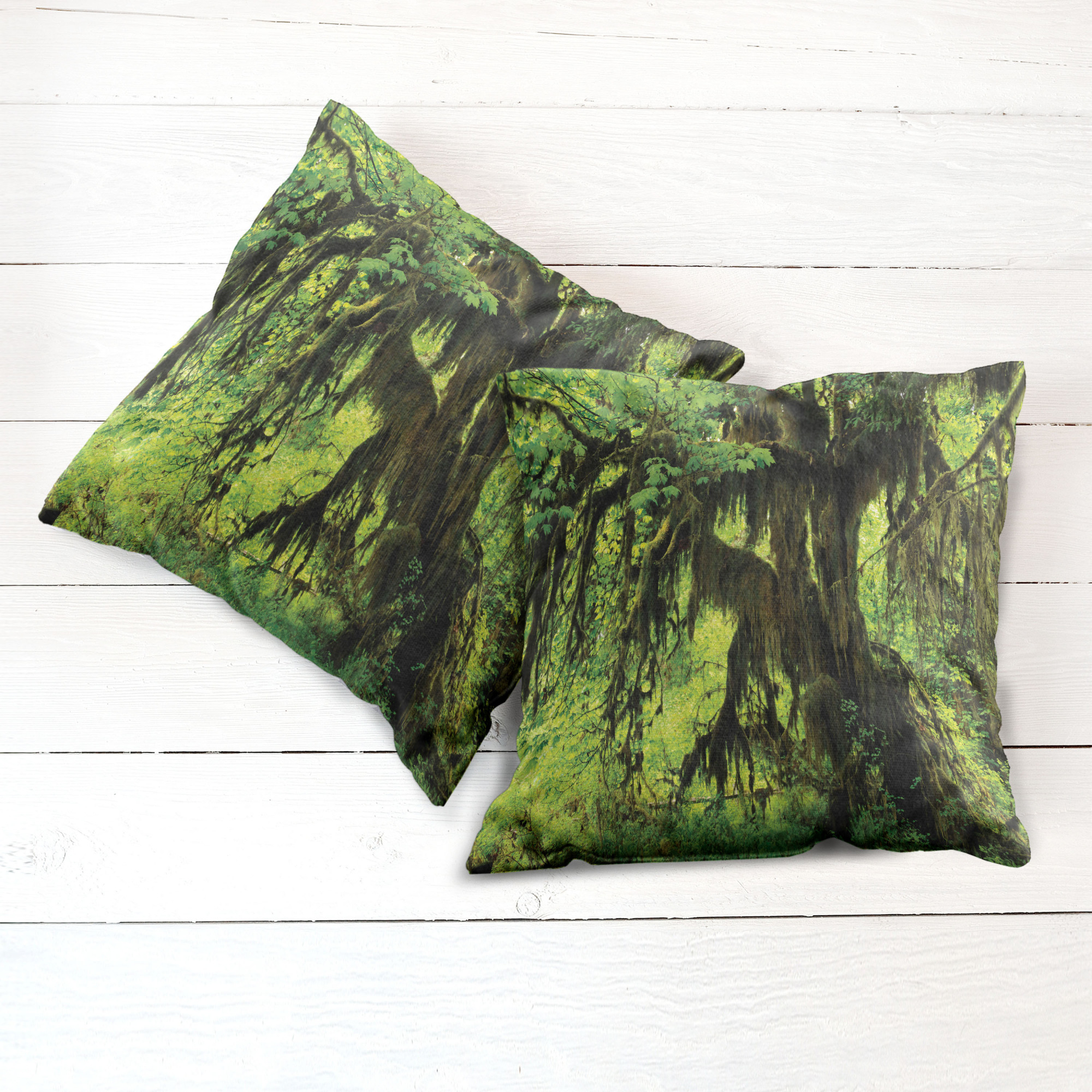 Ambesonne Tree Bloom Cushion Cover Set of 2 for Couch and Bed in 4 Sizes - Picture 109 of 220