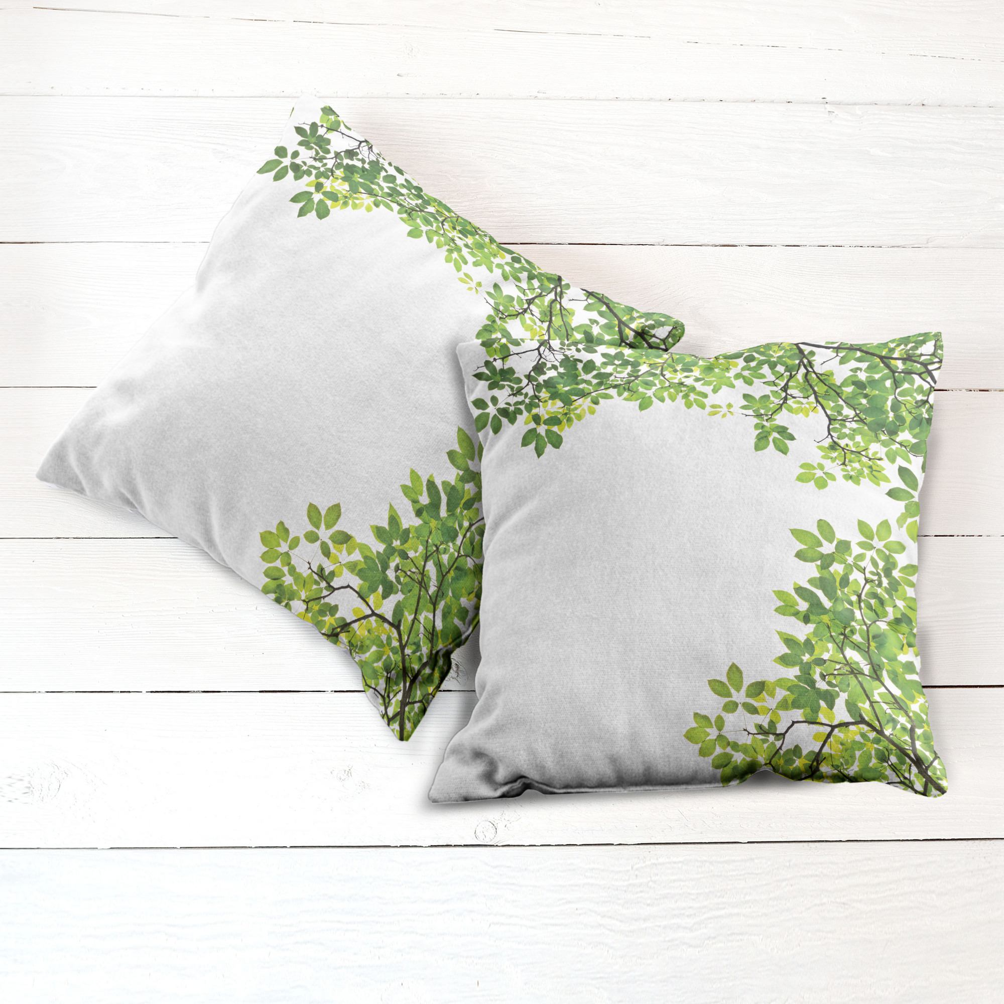 Ambesonne Tree Bloom Cushion Cover Set of 2 for Couch and Bed in 4 Sizes - Picture 59 of 220
