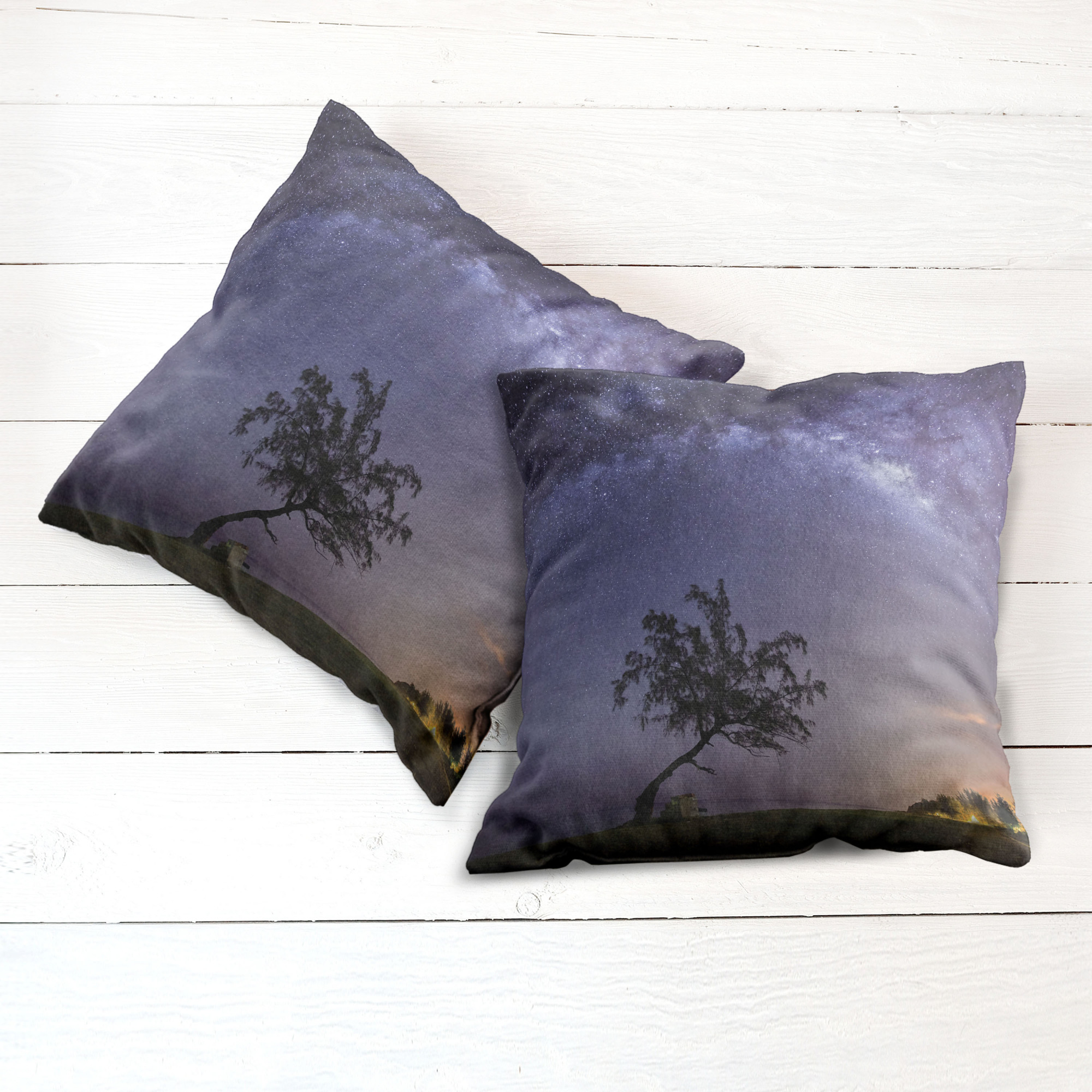 Ambesonne Tree Bloom Cushion Cover Set of 2 for Couch and Bed in 4 Sizes - Picture 101 of 220