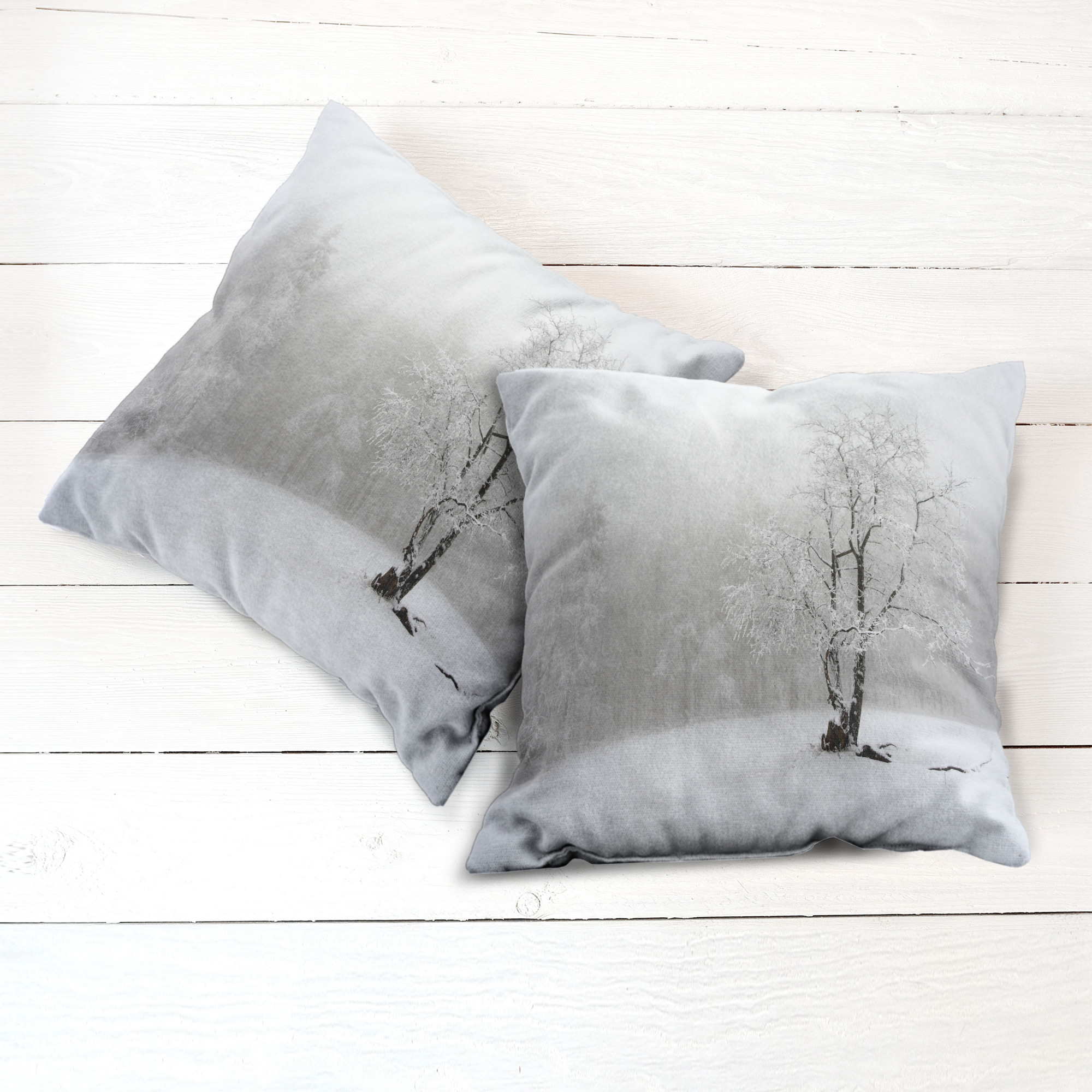Ambesonne Tree Bloom Cushion Cover Set of 2 for Couch and Bed in 4 Sizes - Picture 219 of 220