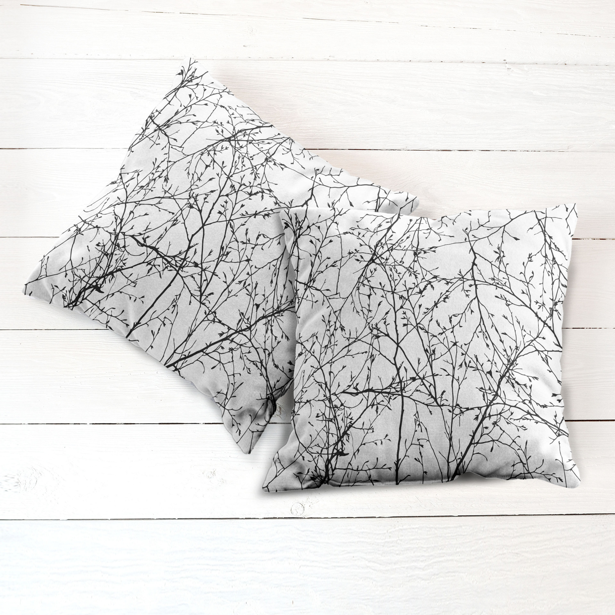 Ambesonne Tree Bloom Cushion Cover Set of 2 for Couch and Bed in 4 Sizes - Picture 21 of 220